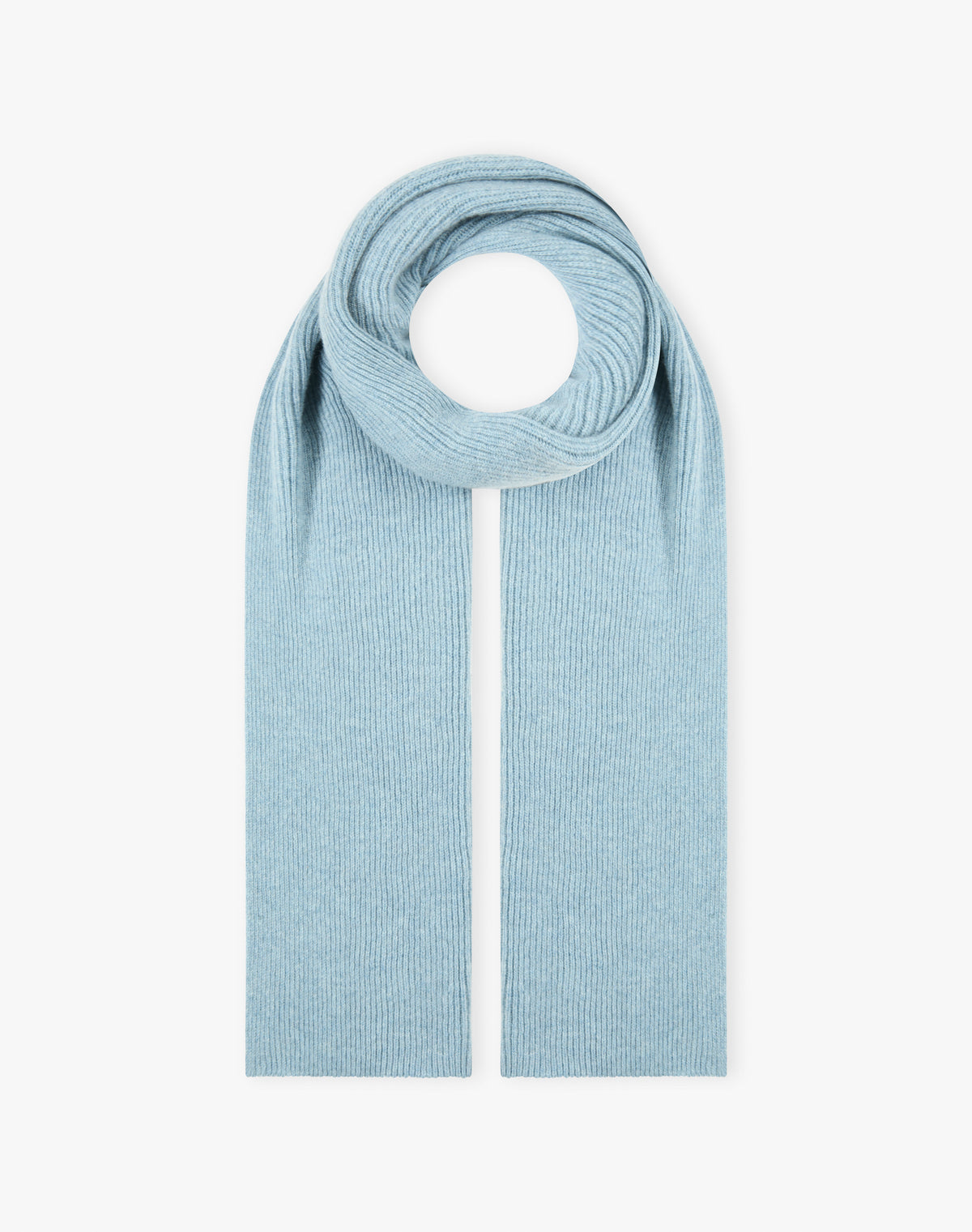Cashmere Ribbed Scarf