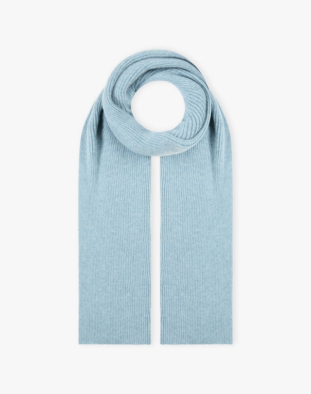 Cashmere Ribbed Scarf