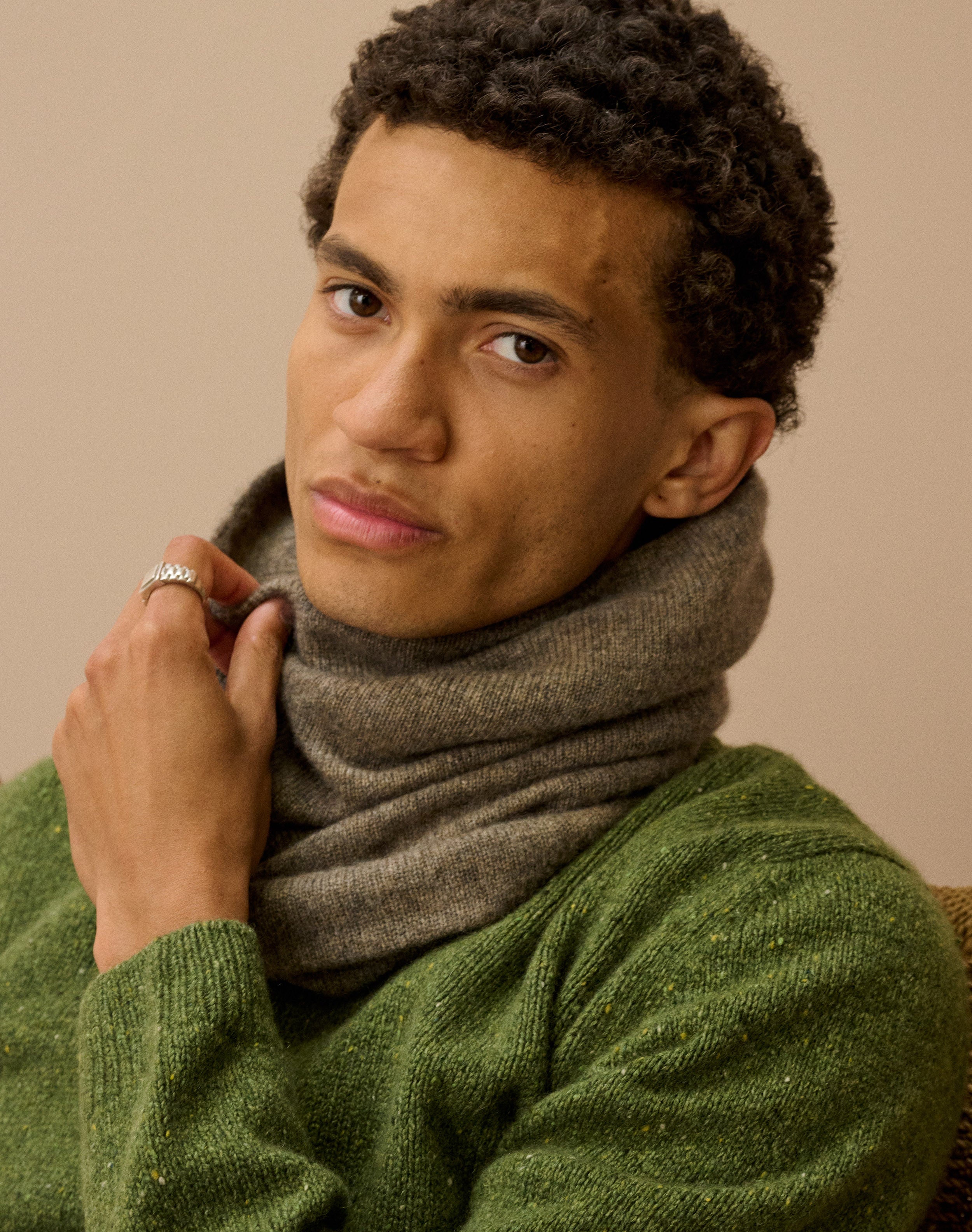 Cashmere Gauzy Snood