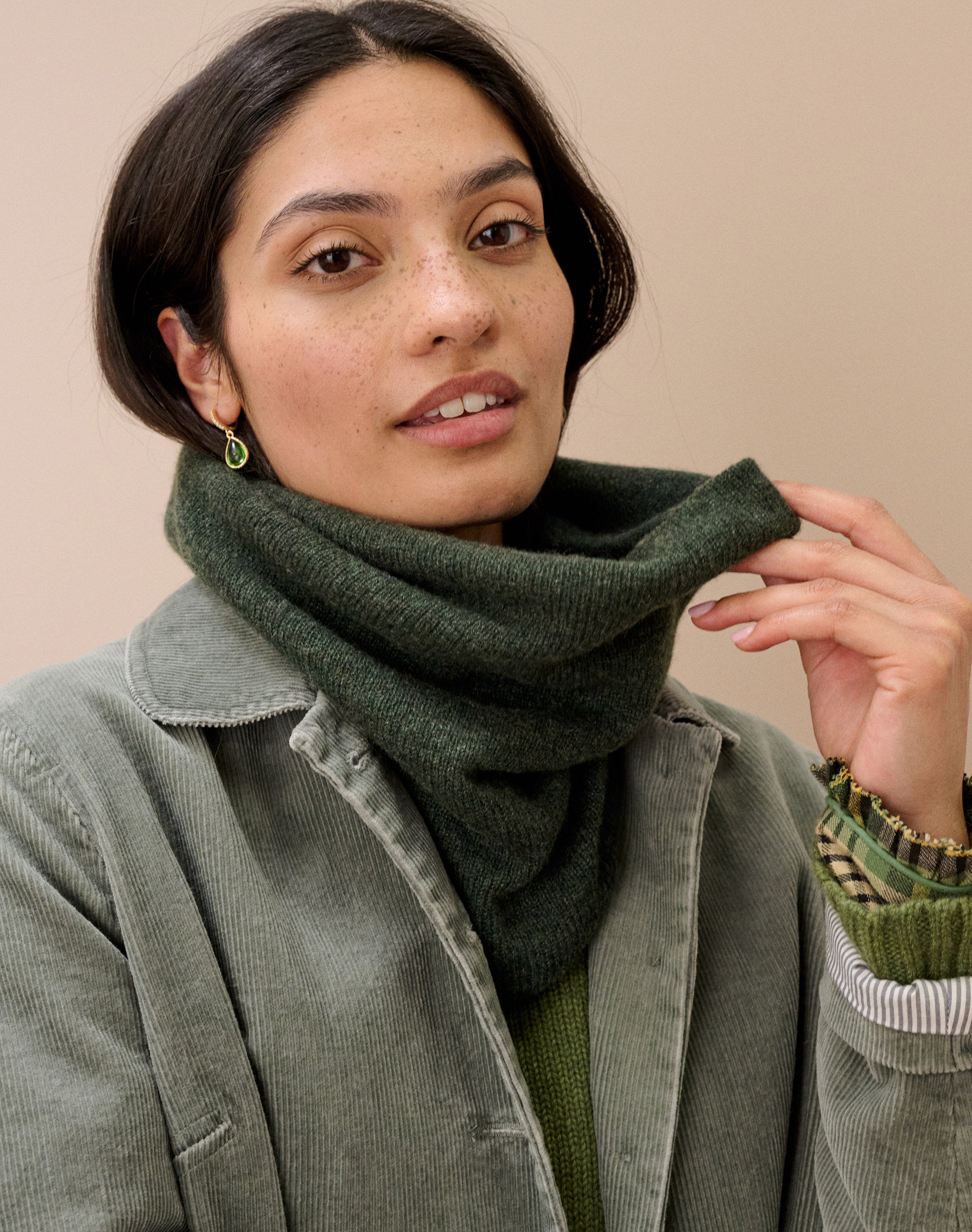Cashmere Gauzy Snood