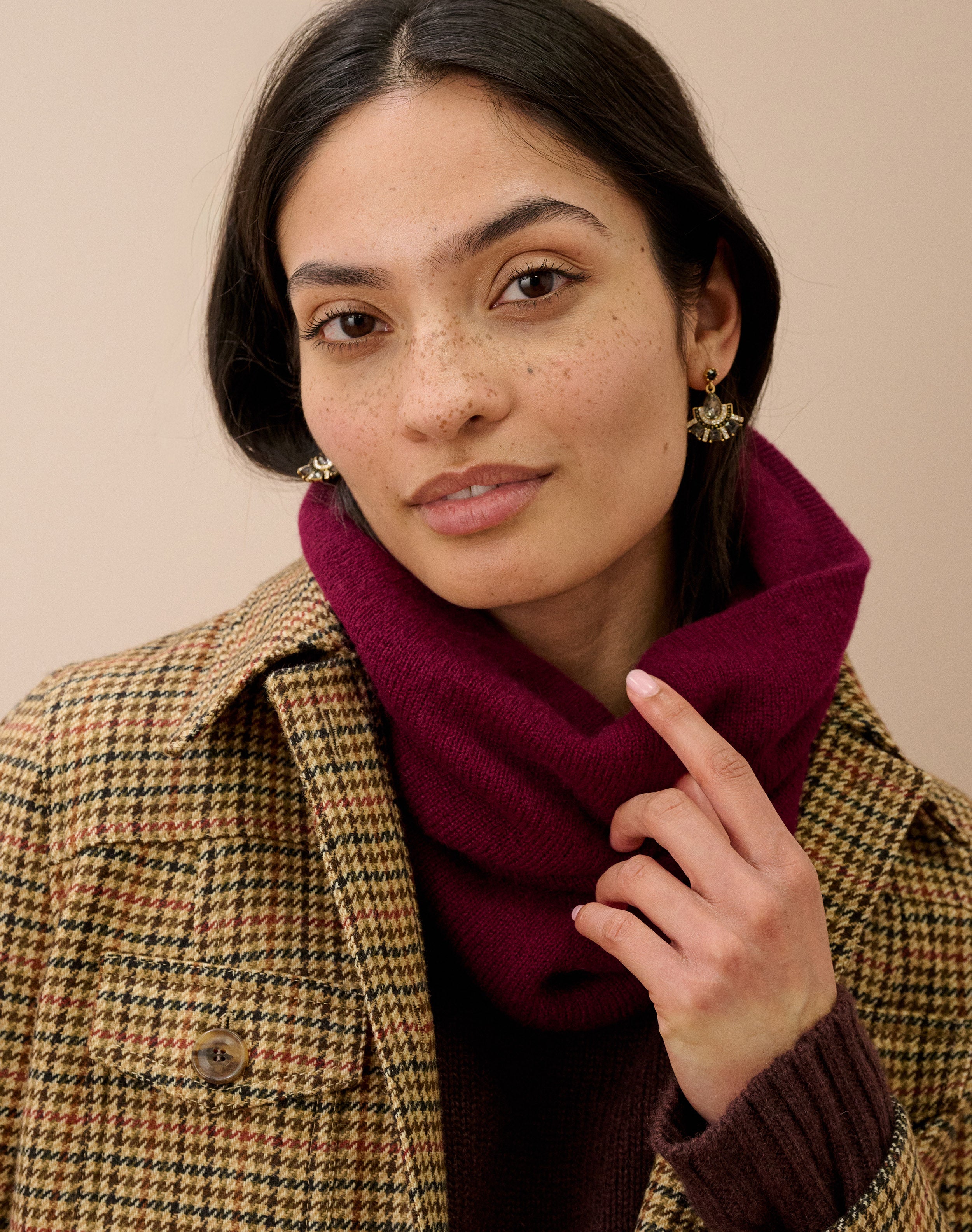 Cashmere Gauzy Snood