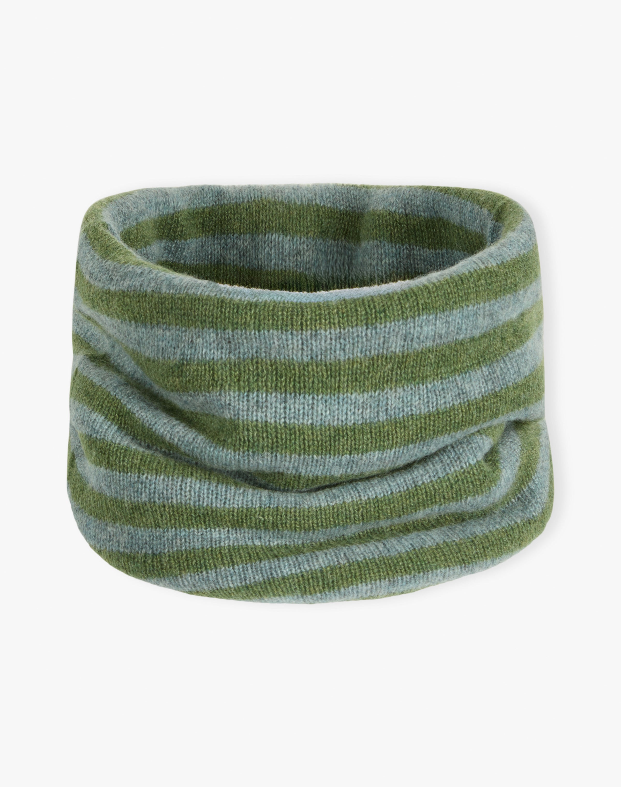 Cashmere Gauzy Stripe Snood
