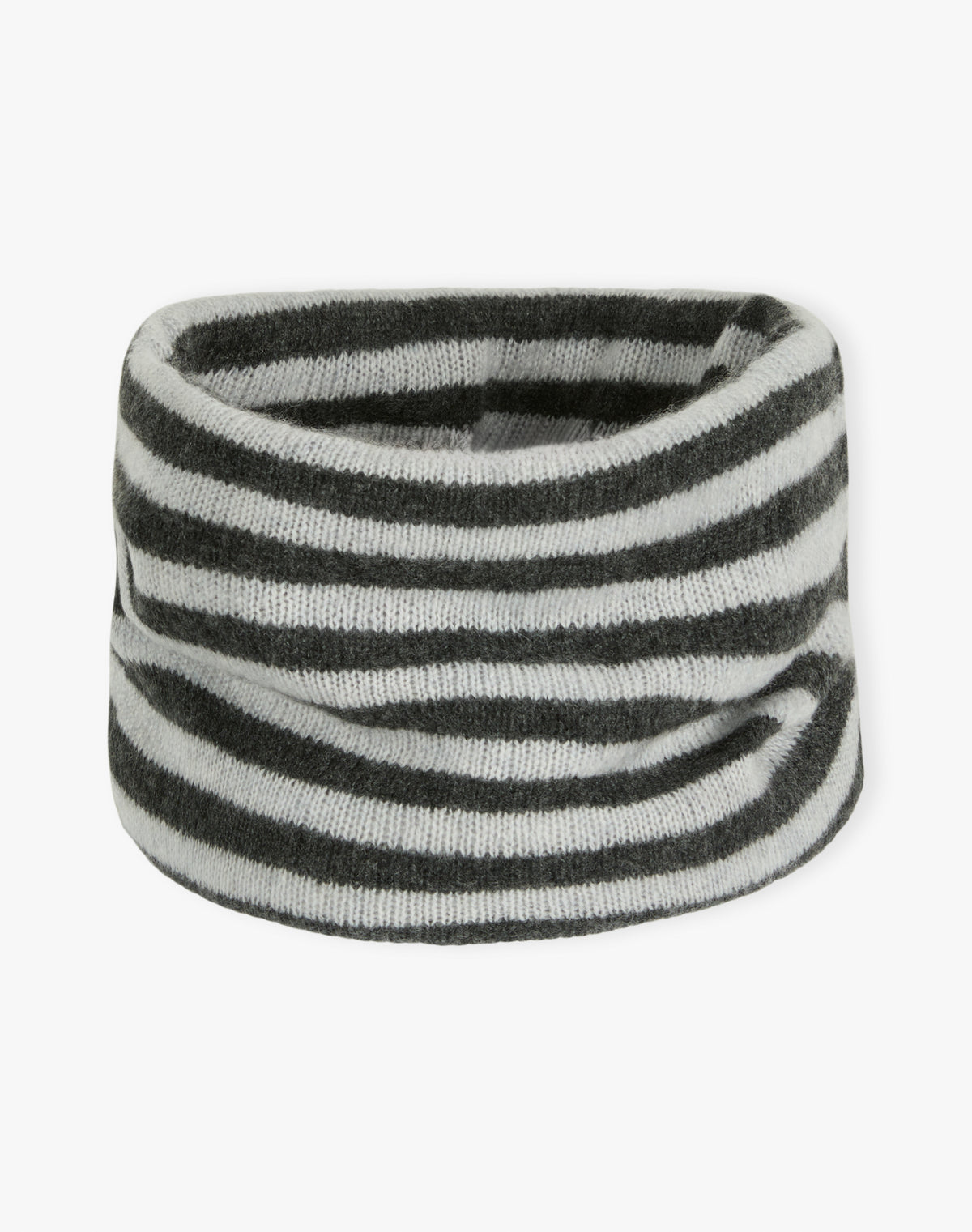 Cashmere Gauzy Stripe Snood