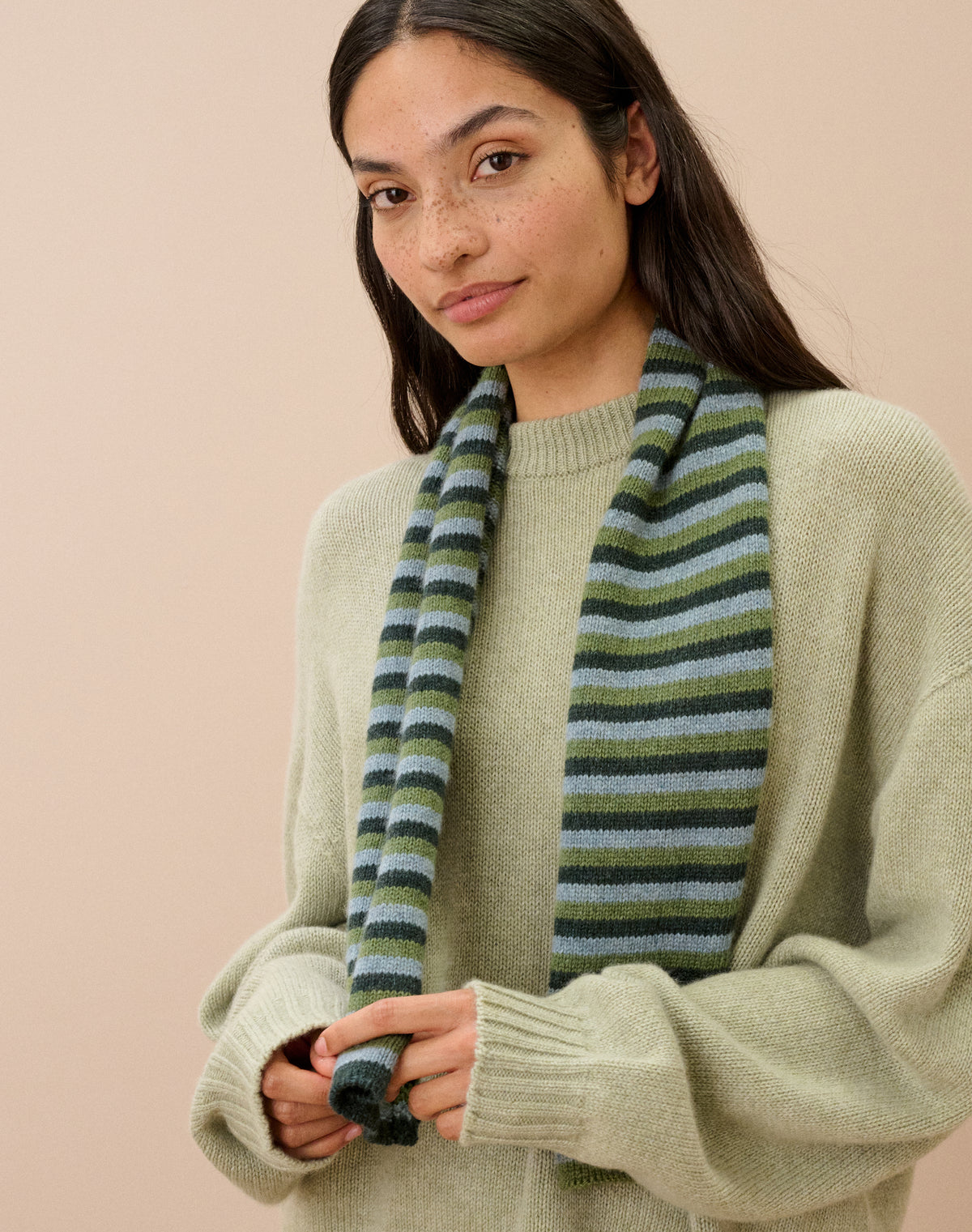 Cashmere Stripe Scarf