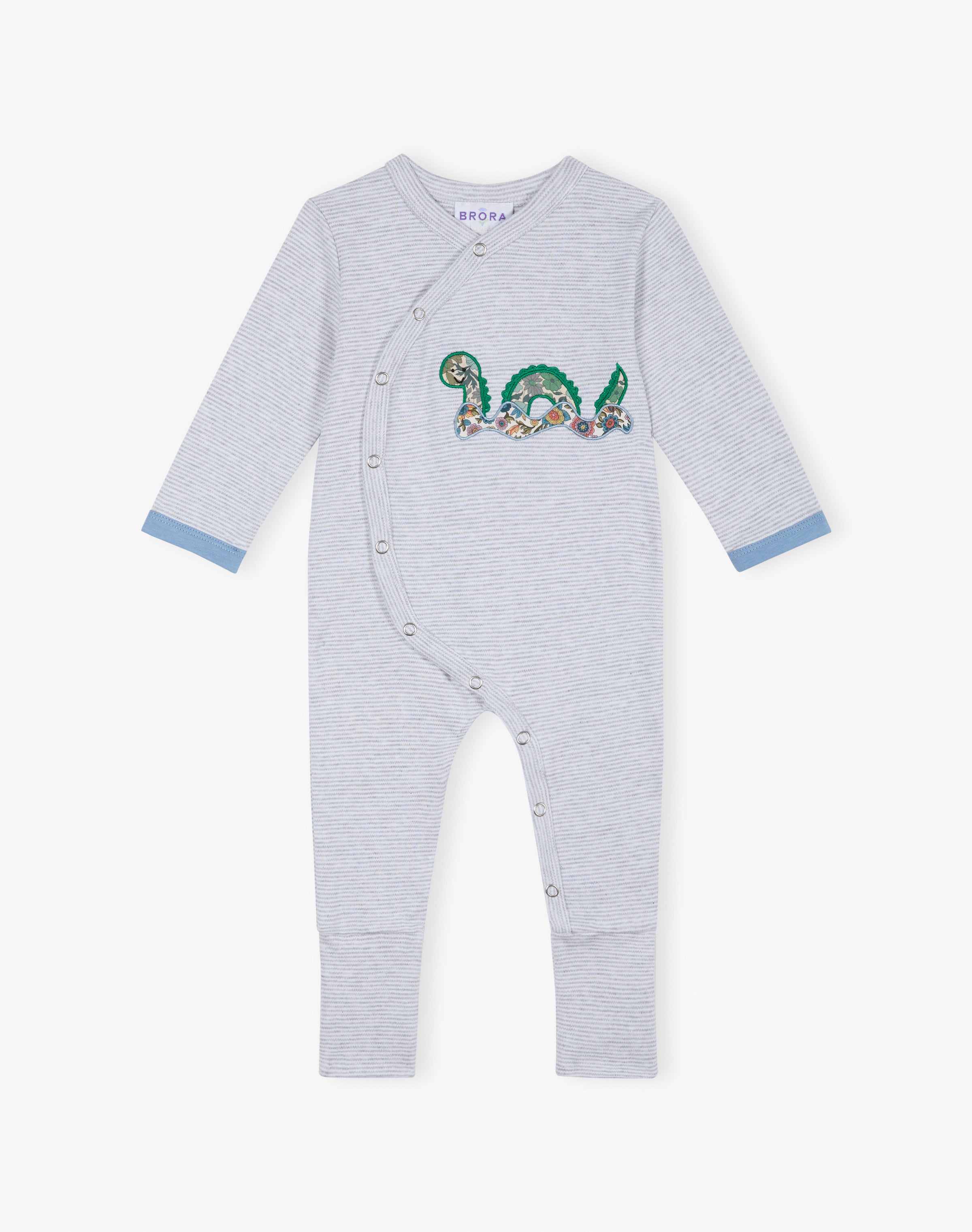 Liberty Print Applique Babygro