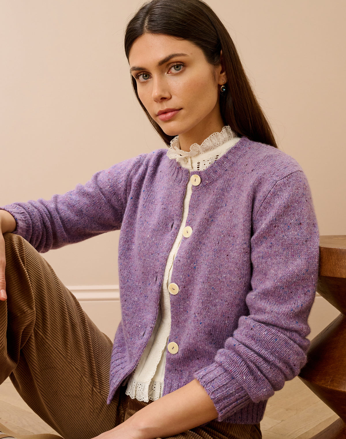 Cashmere Donegal Cardigan