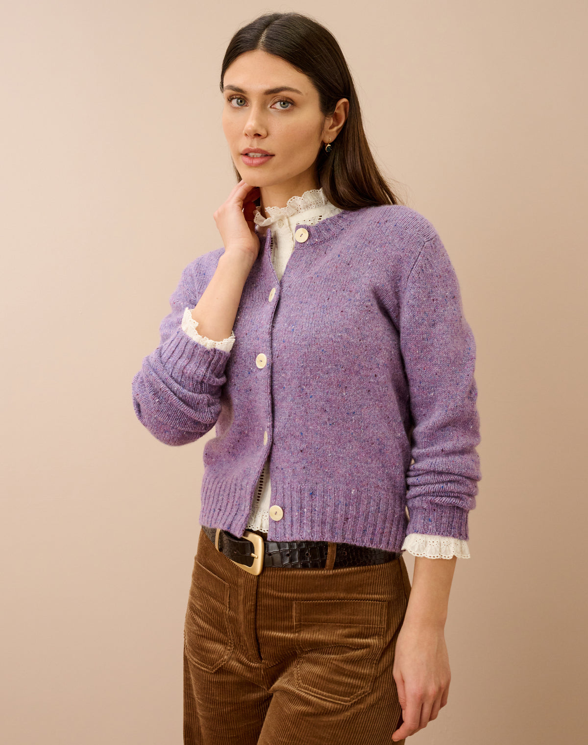 Cashmere Donegal Cardigan