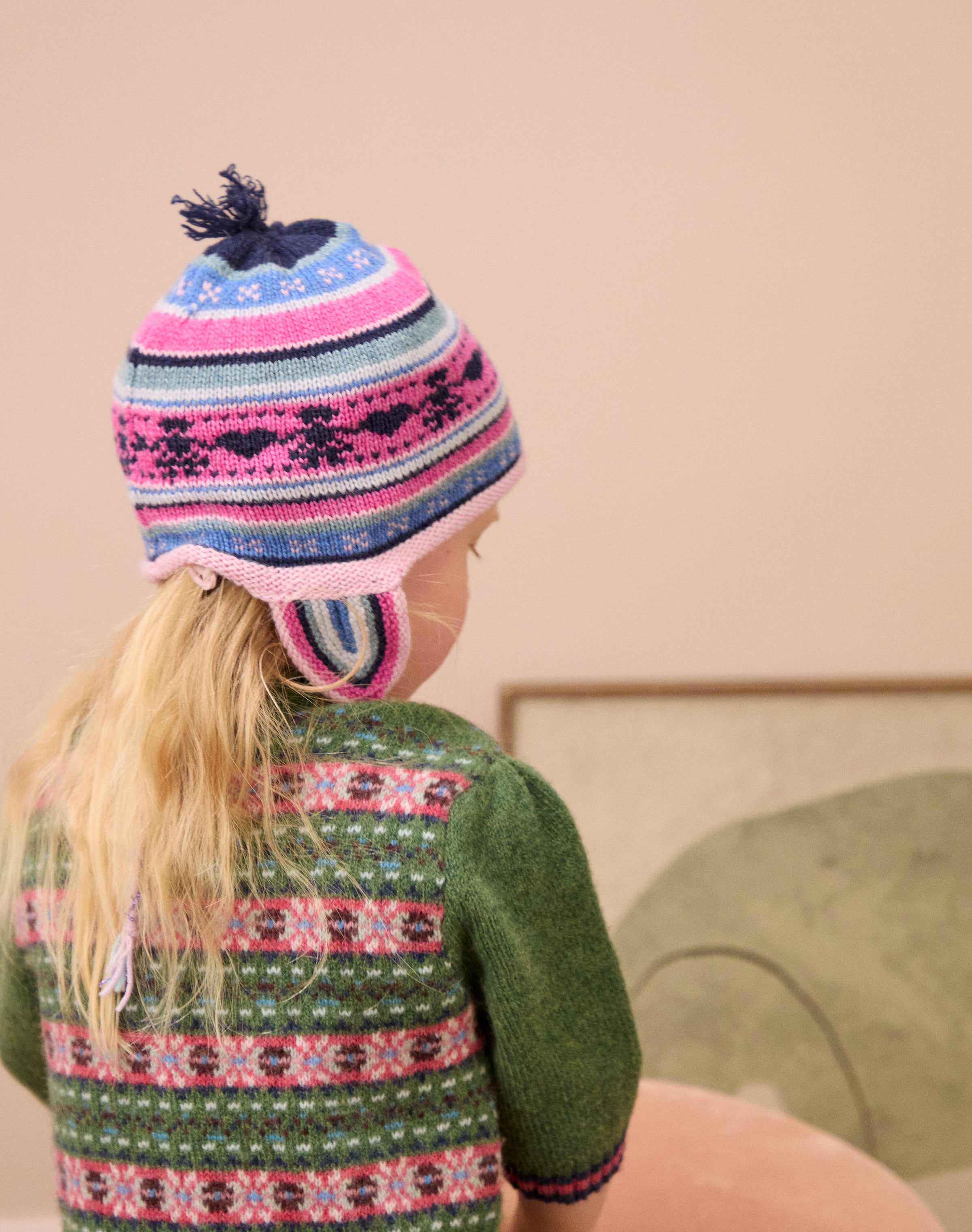Cashmere Hand Knit Inca Hat