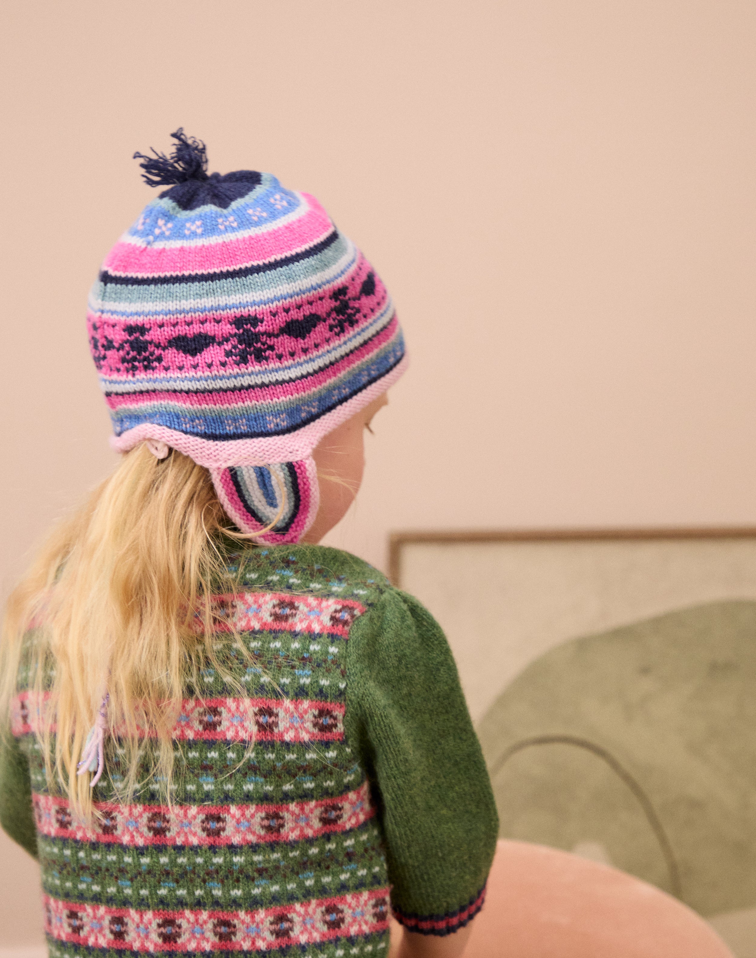 Cashmere Hand Knit Inca Hat