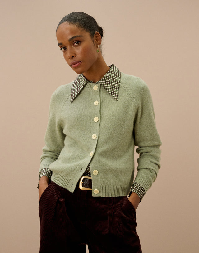 Cashmere Contemporary Cardigan