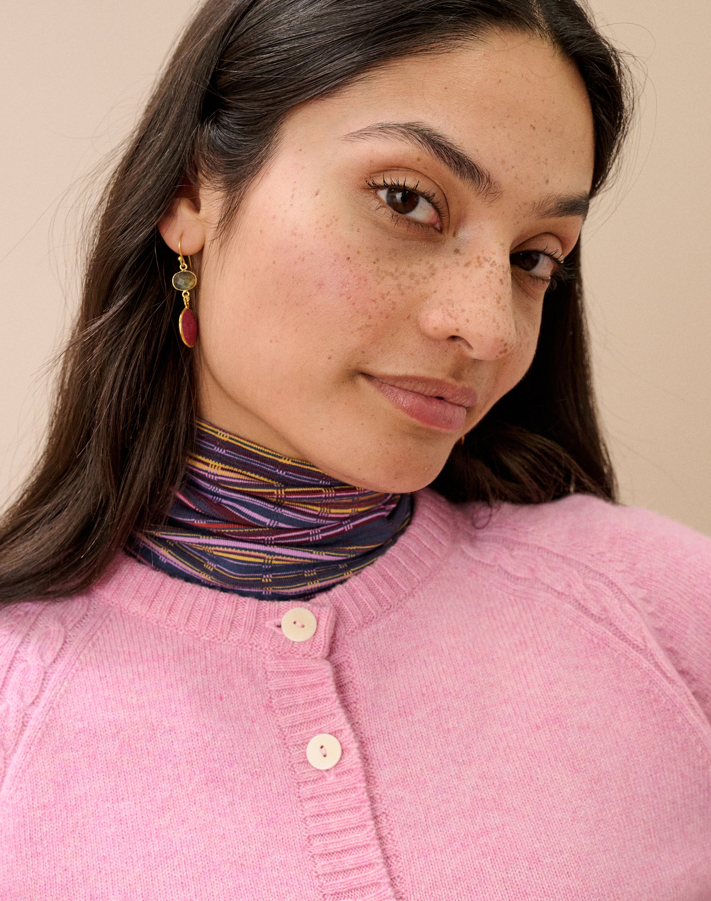 Cashmere Cable Cardigan
