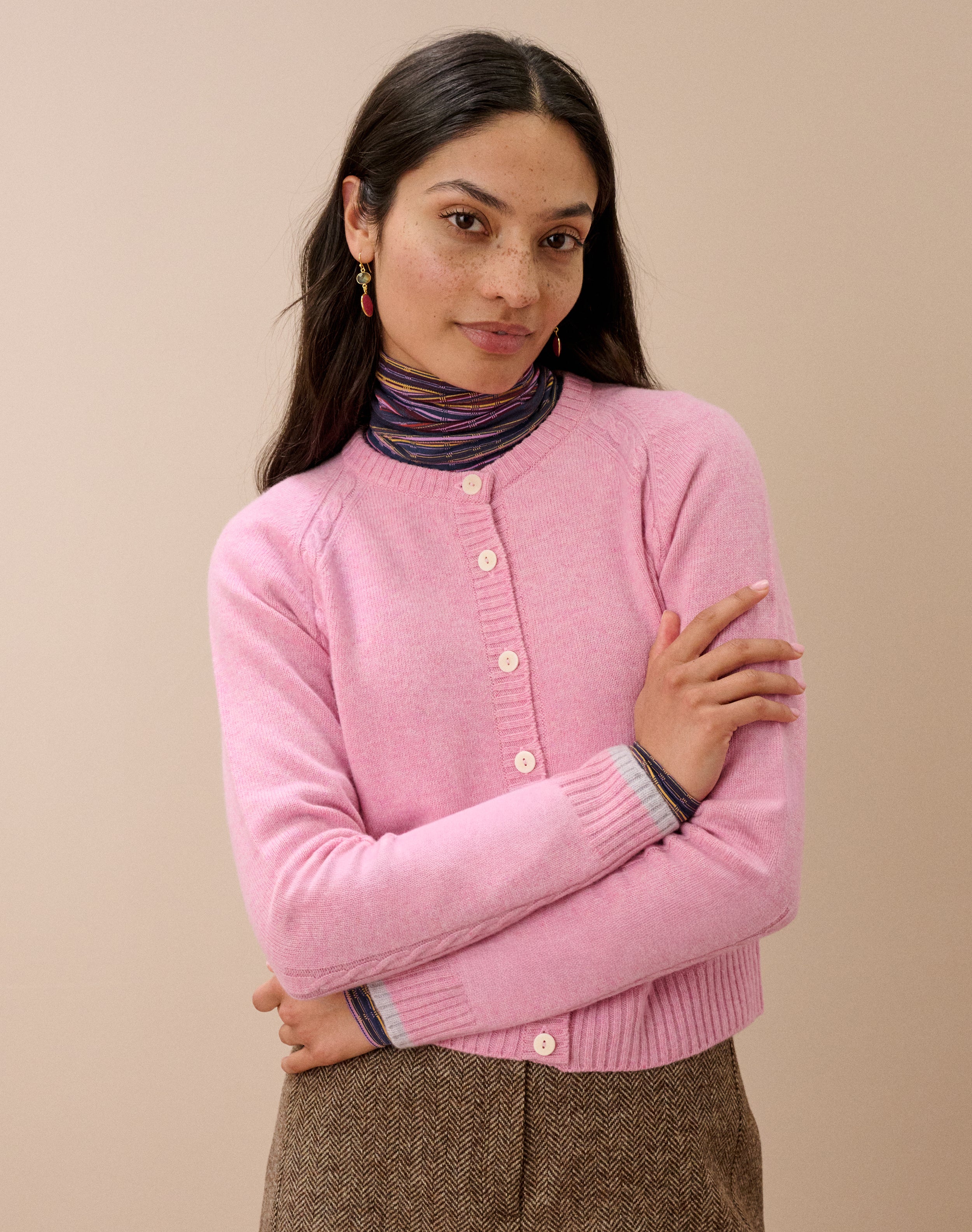Cashmere Cable Cardigan