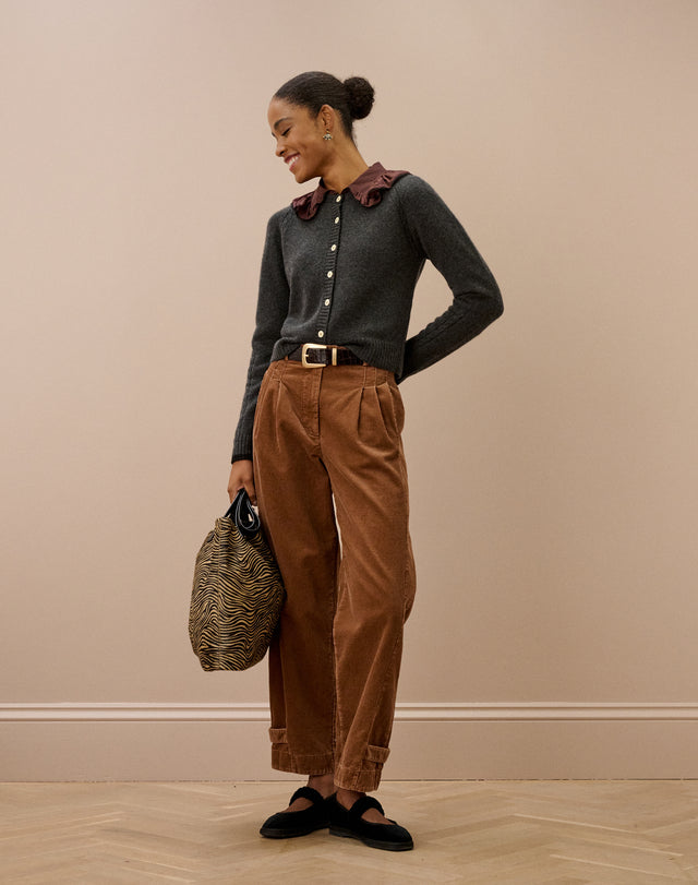 Cashmere Cable Cardigan