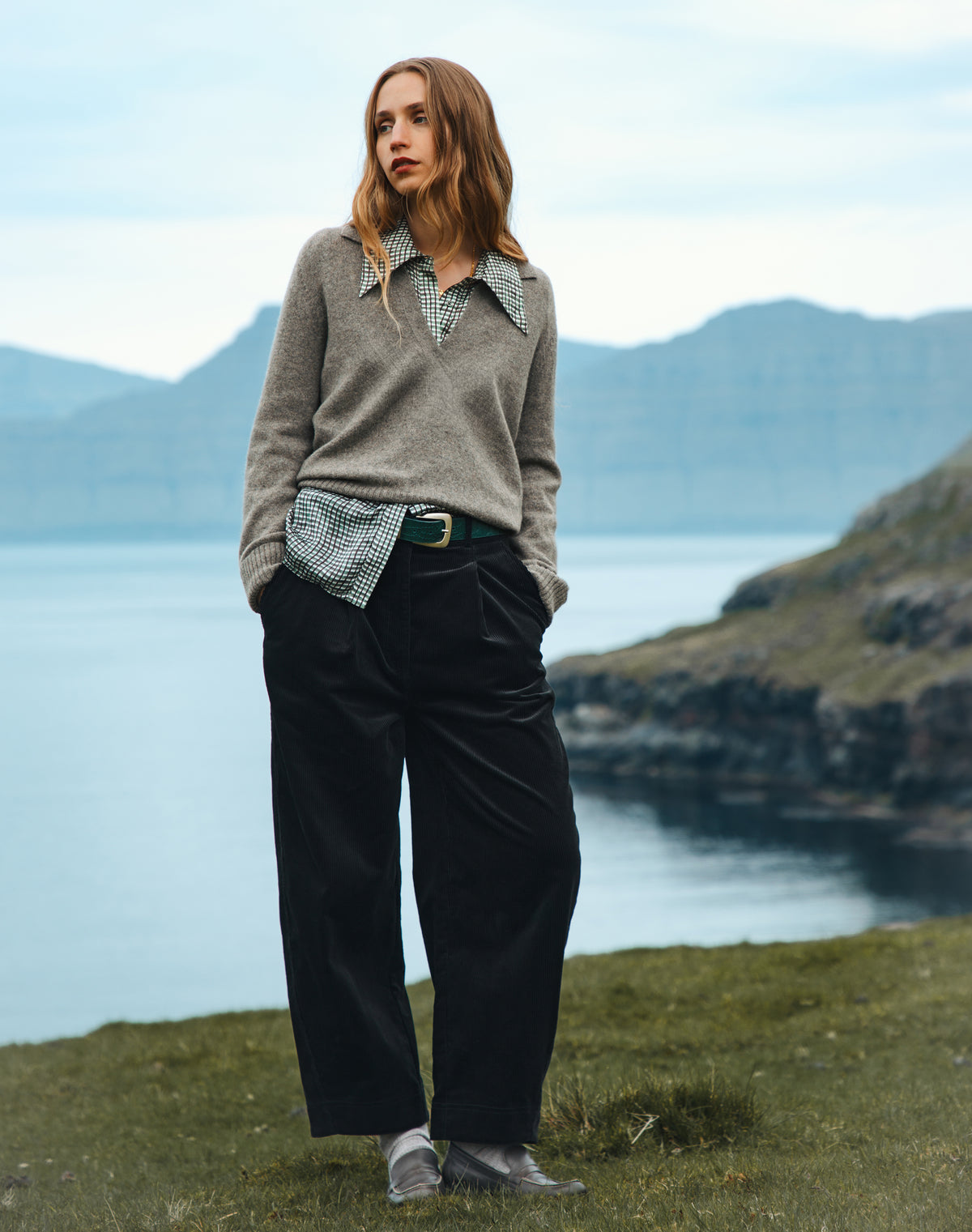 Cashmere Collared Jumper