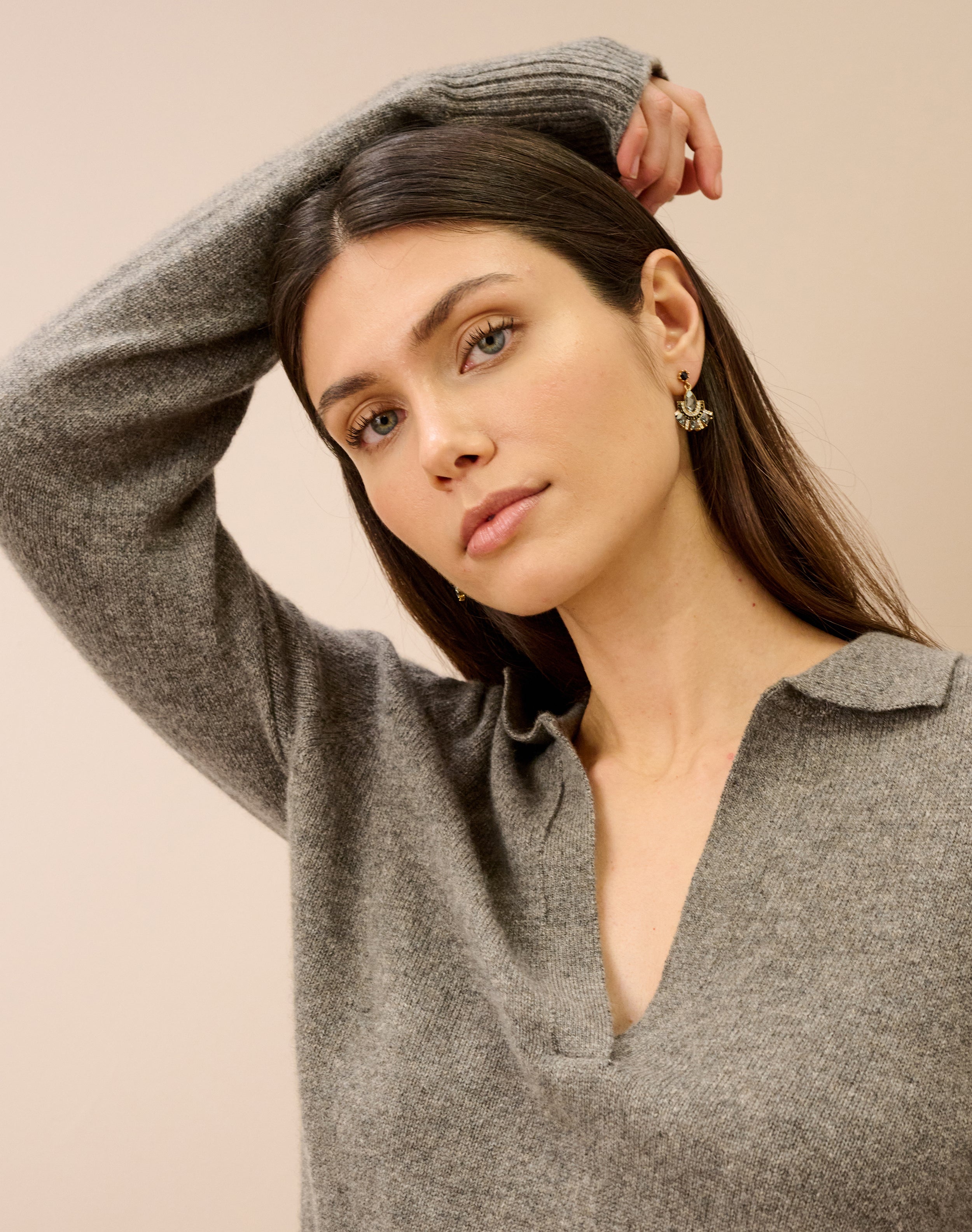 Cashmere Collared Jumper