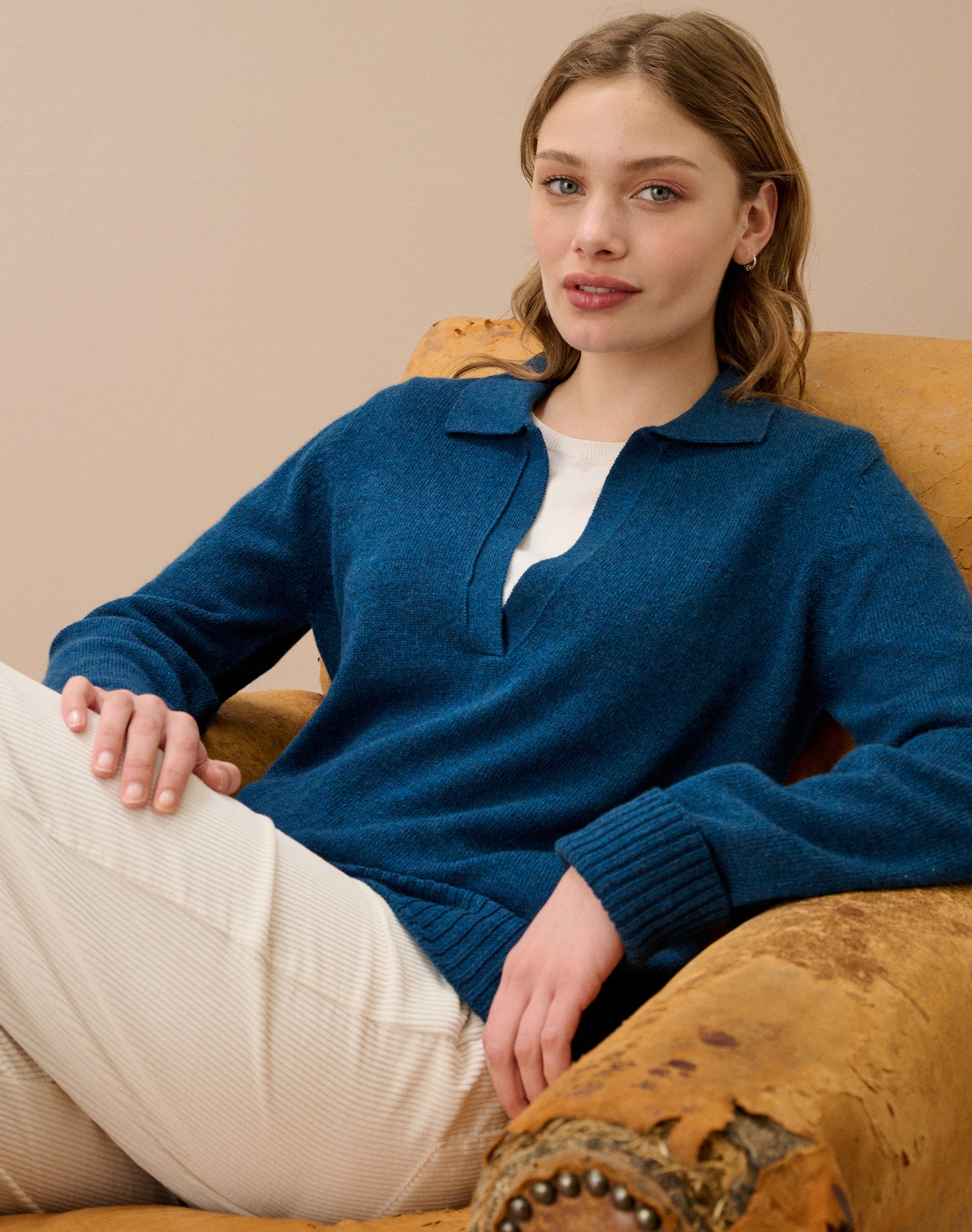 Cashmere Collared Jumper