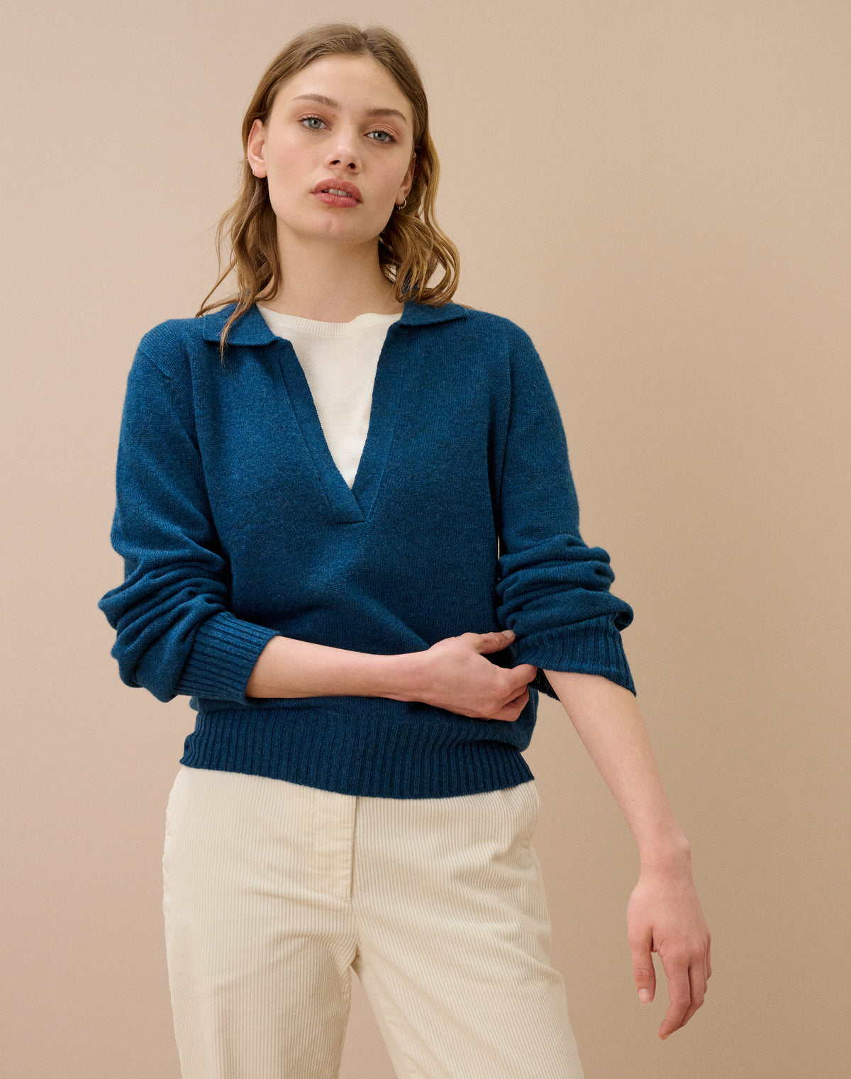 Cashmere Collared Jumper