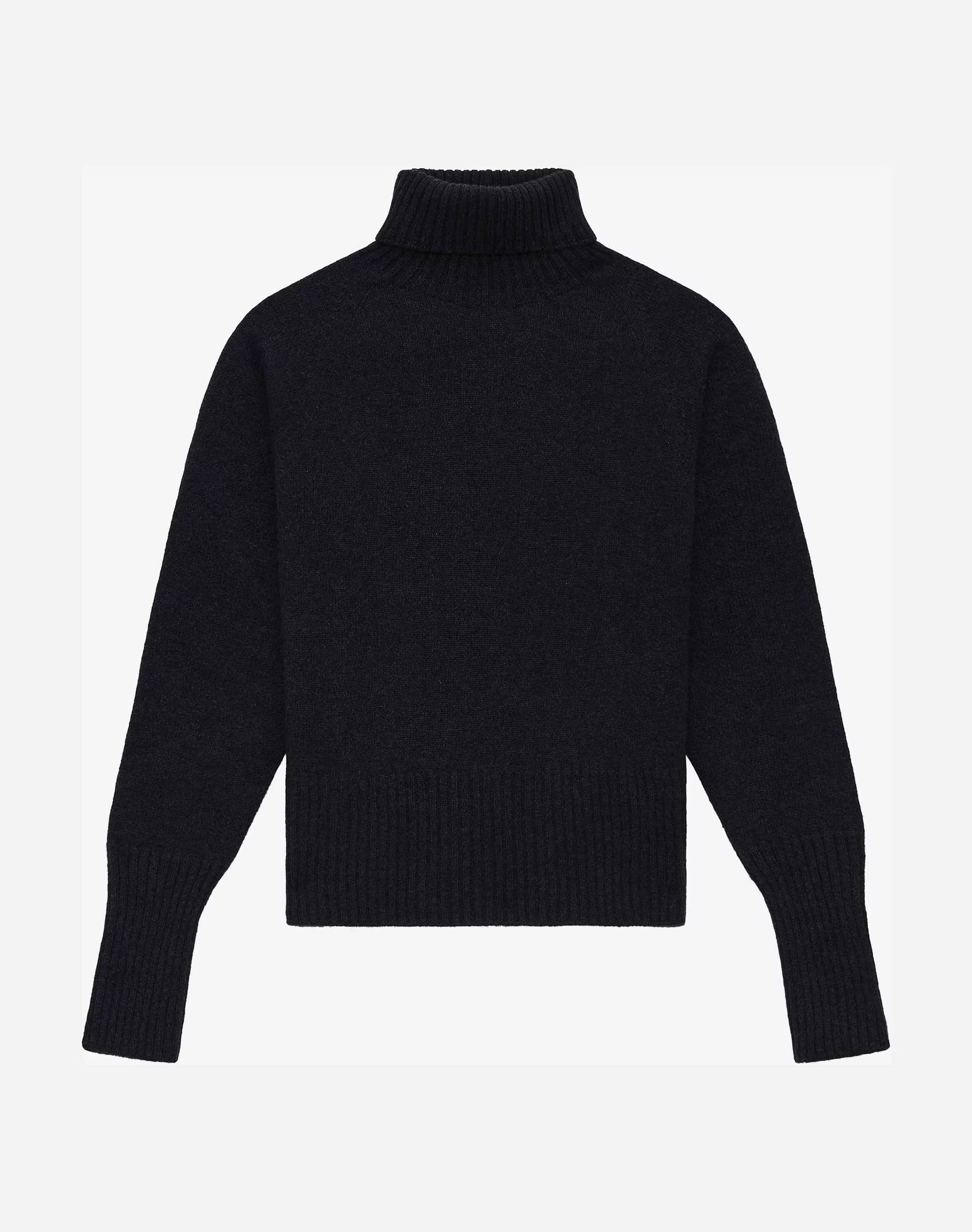 Cashmere Boxy Polo Neck