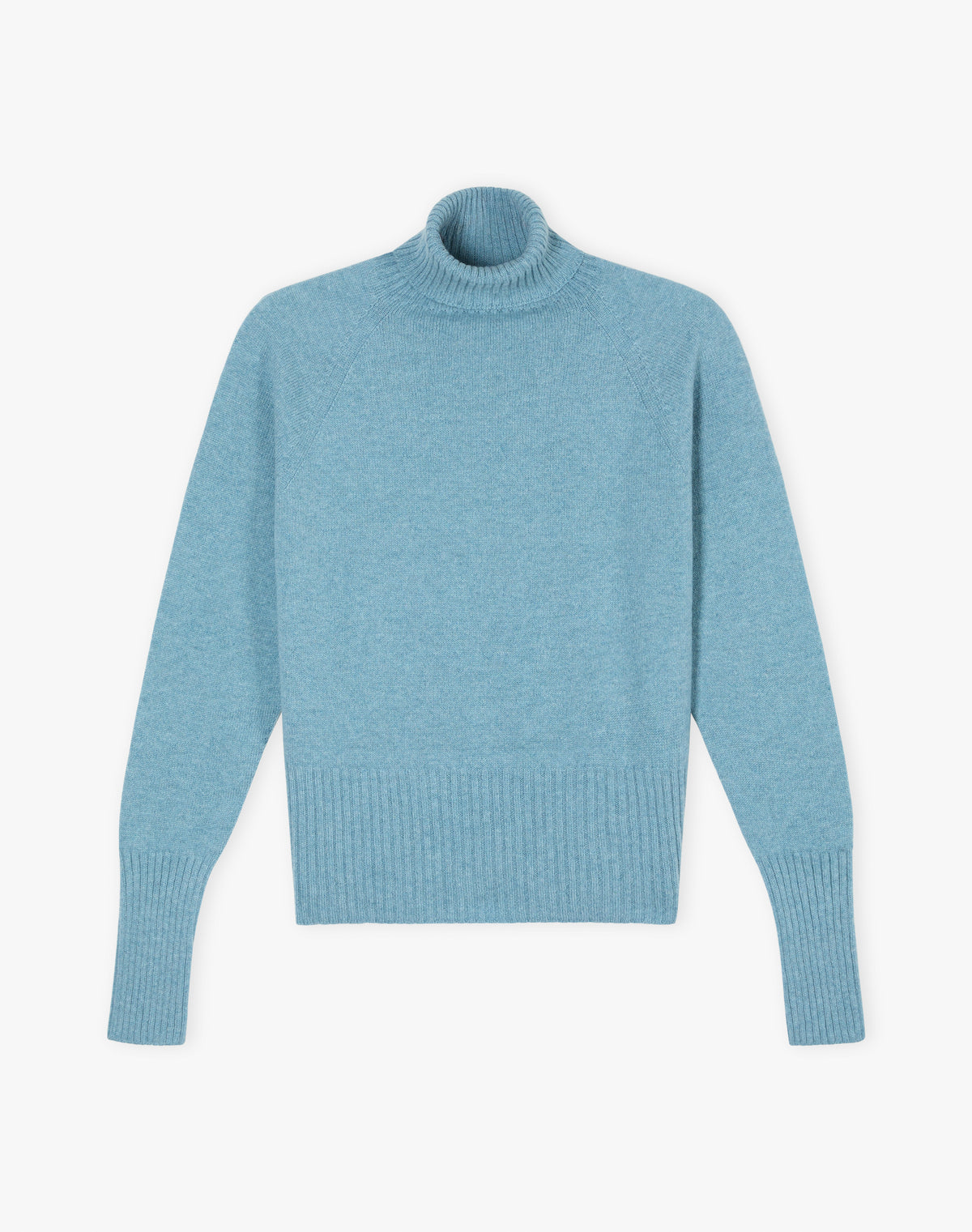 Cashmere Boxy Polo Neck