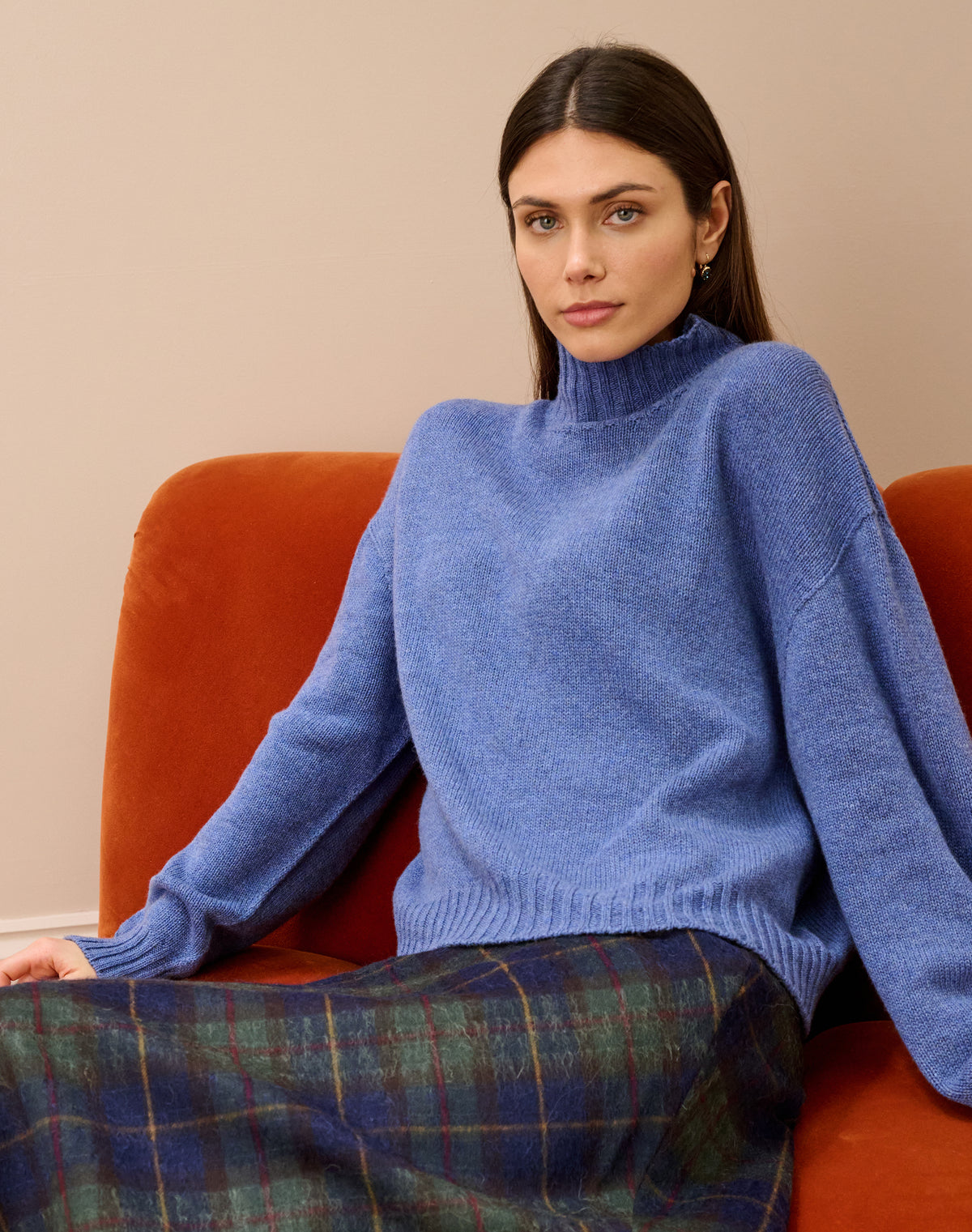 Cashmere Luxe Knit Polo Neck