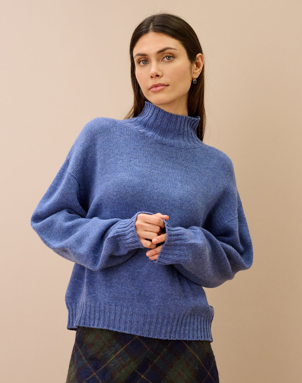 Cashmere Luxe Knit Polo Neck