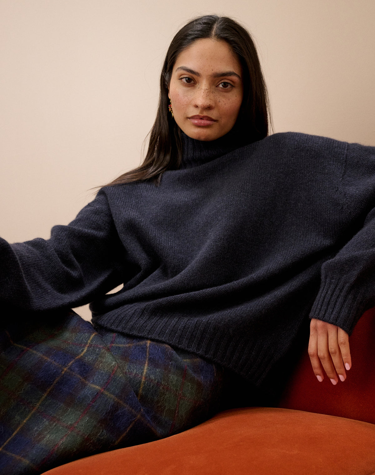 Cashmere Luxe Knit Polo Neck