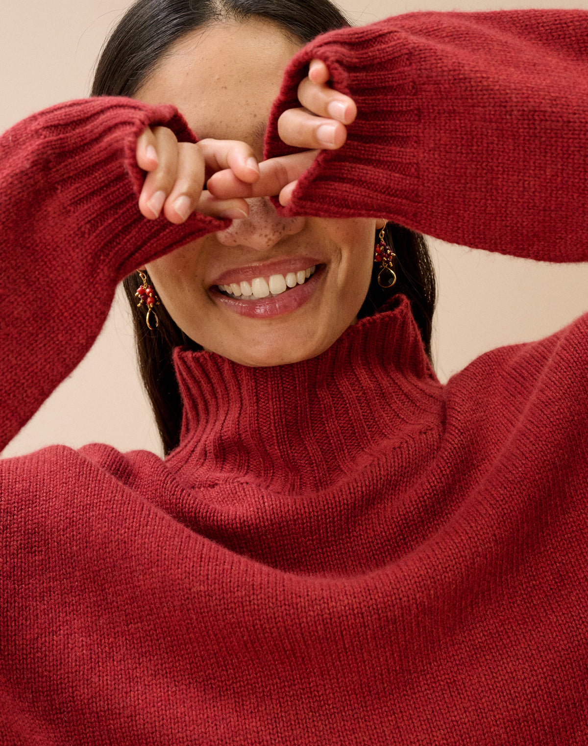 Cashmere Luxe Knit Polo Neck