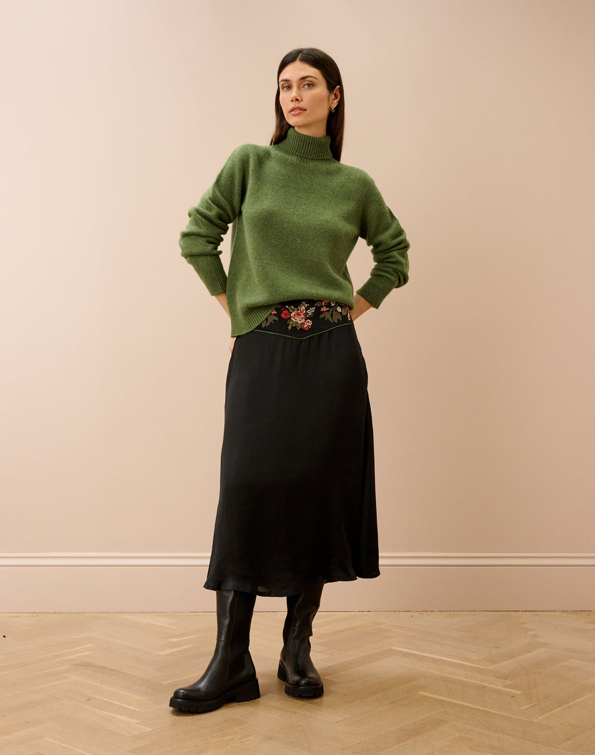 Cashmere Polo Neck