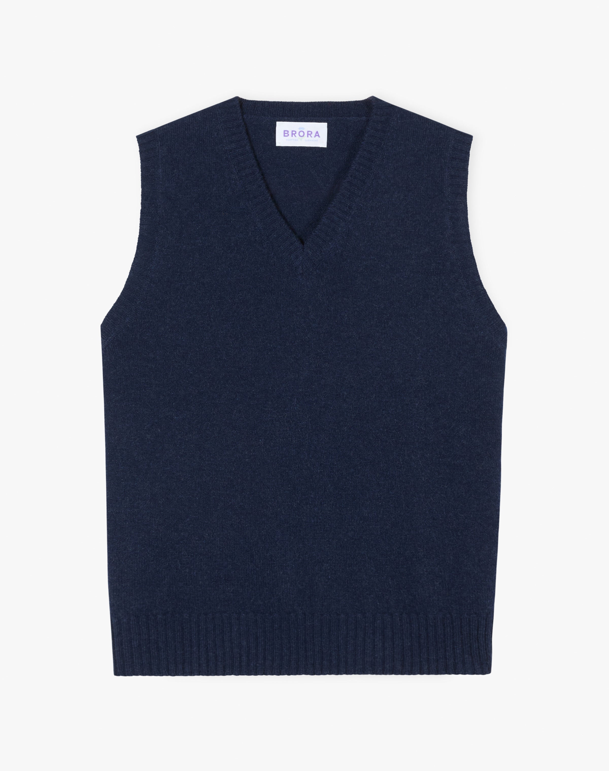 Cashmere V Neck Tank