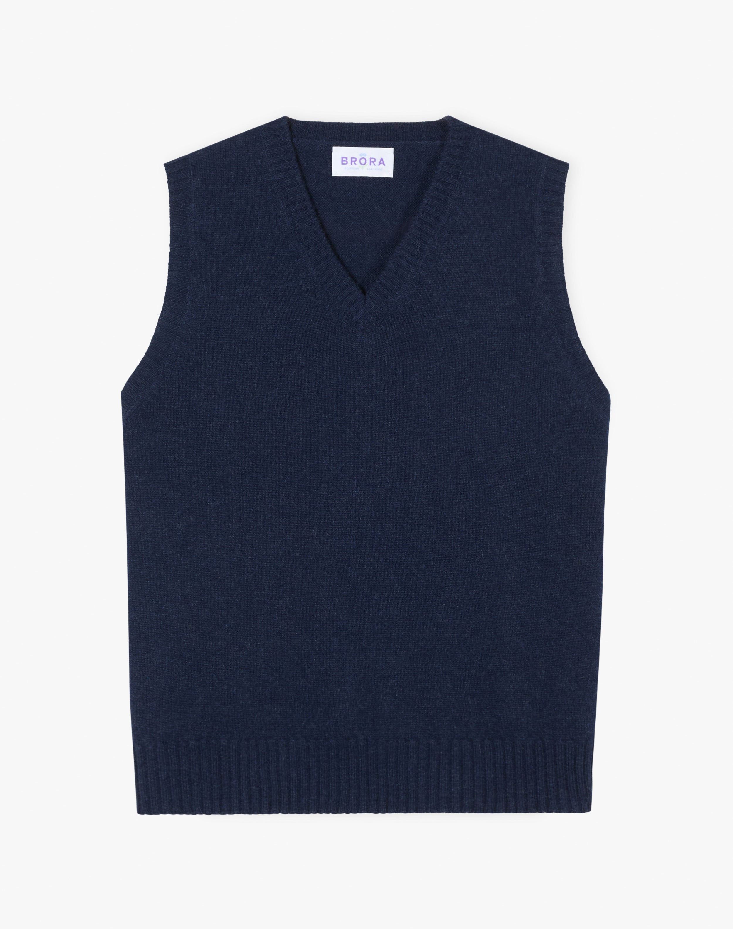Cashmere V Neck Tank