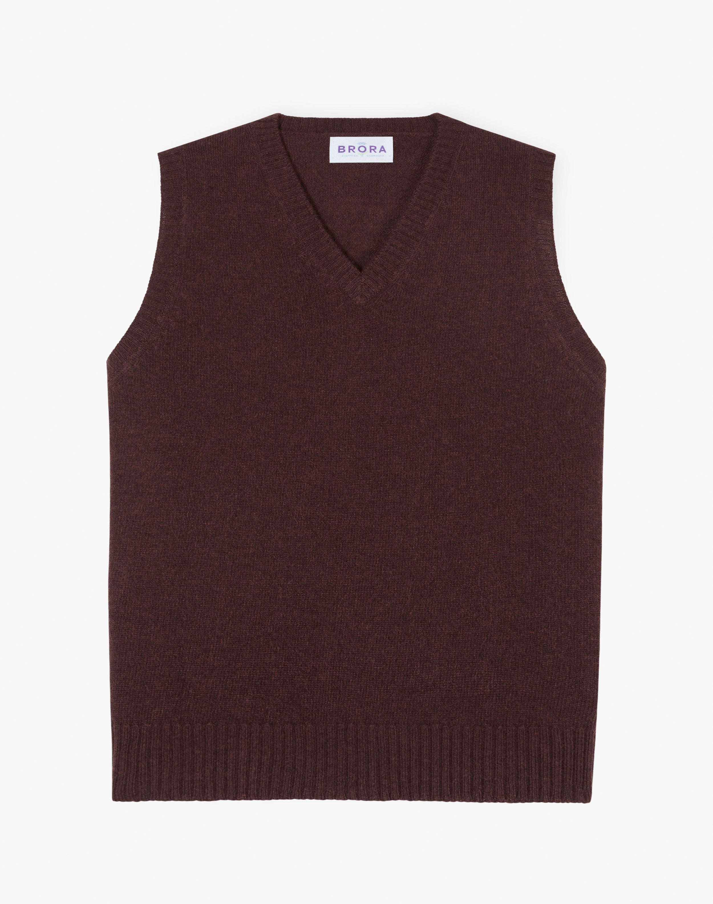 Cashmere V Neck Tank