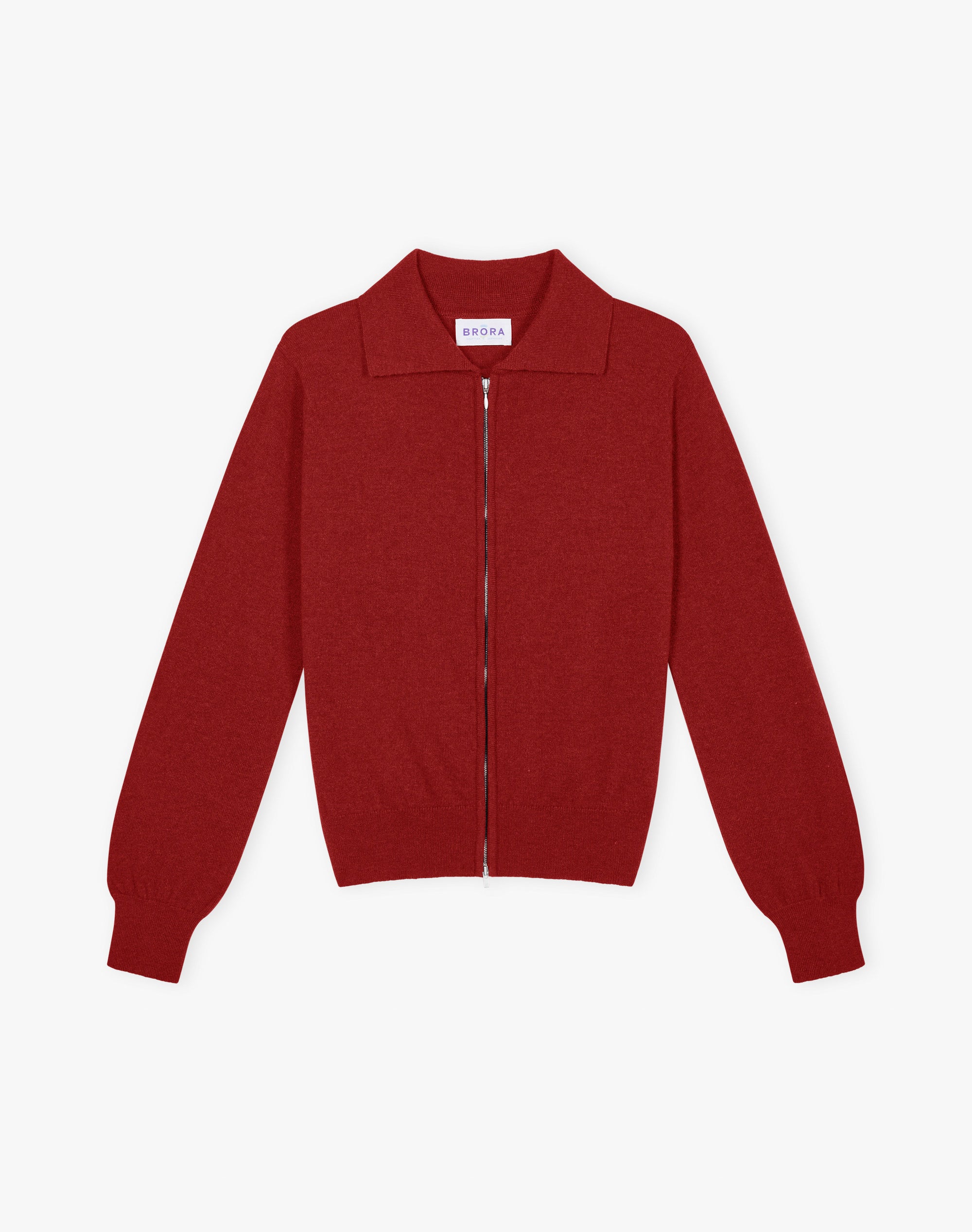Cashmere Zip Up Cardigan