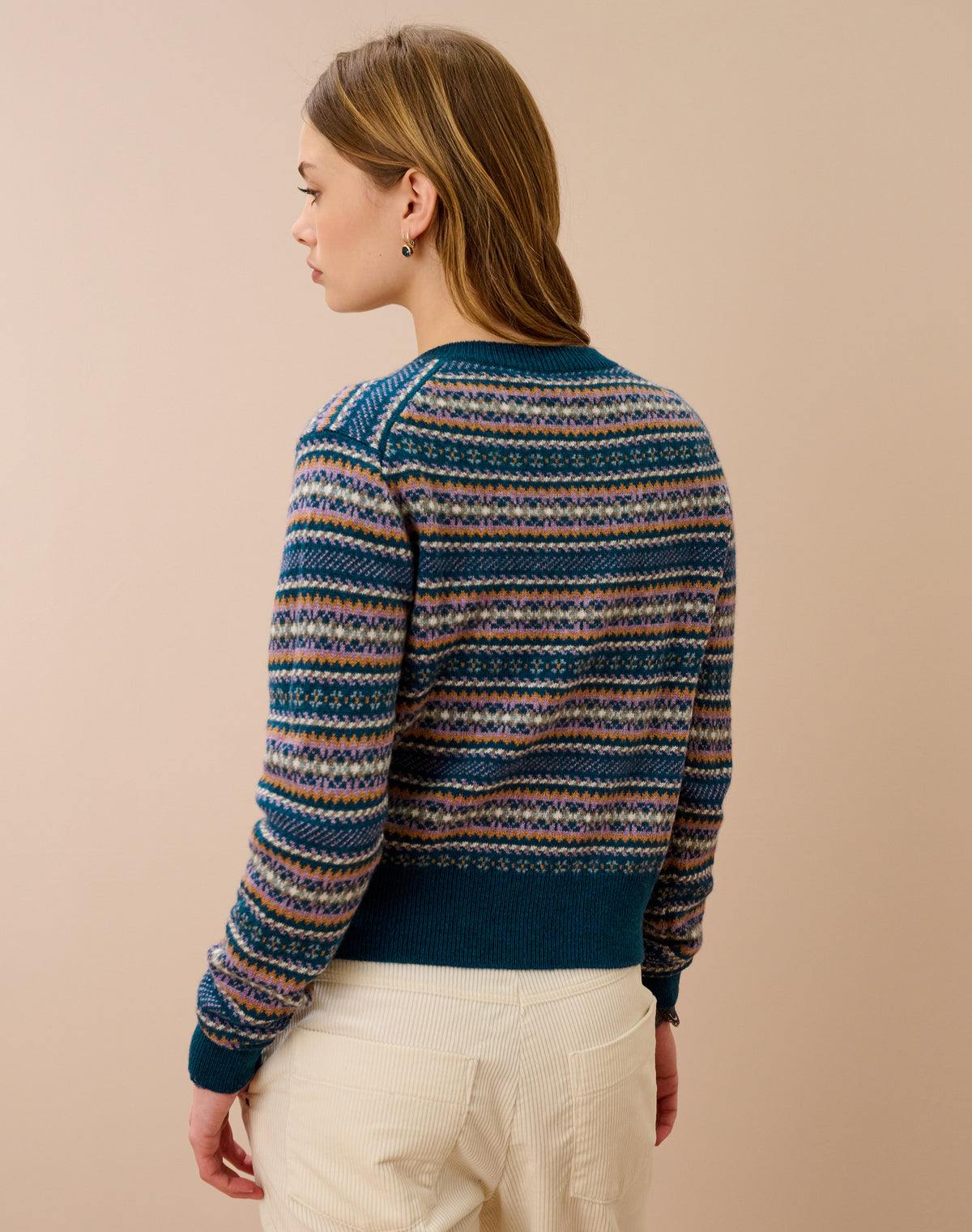 Cashmere Fair Isle Cardigan
