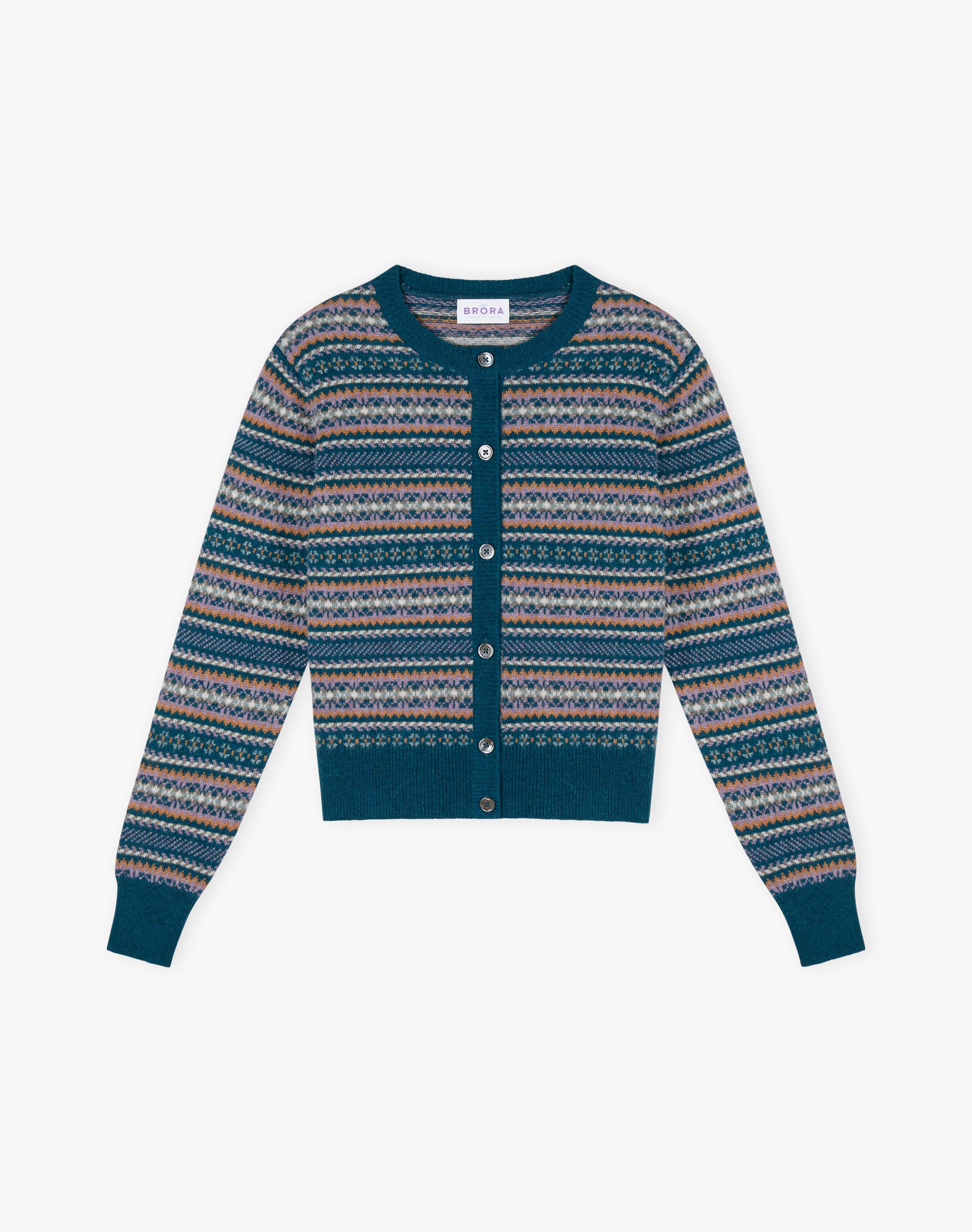Cashmere Fair Isle Cardigan