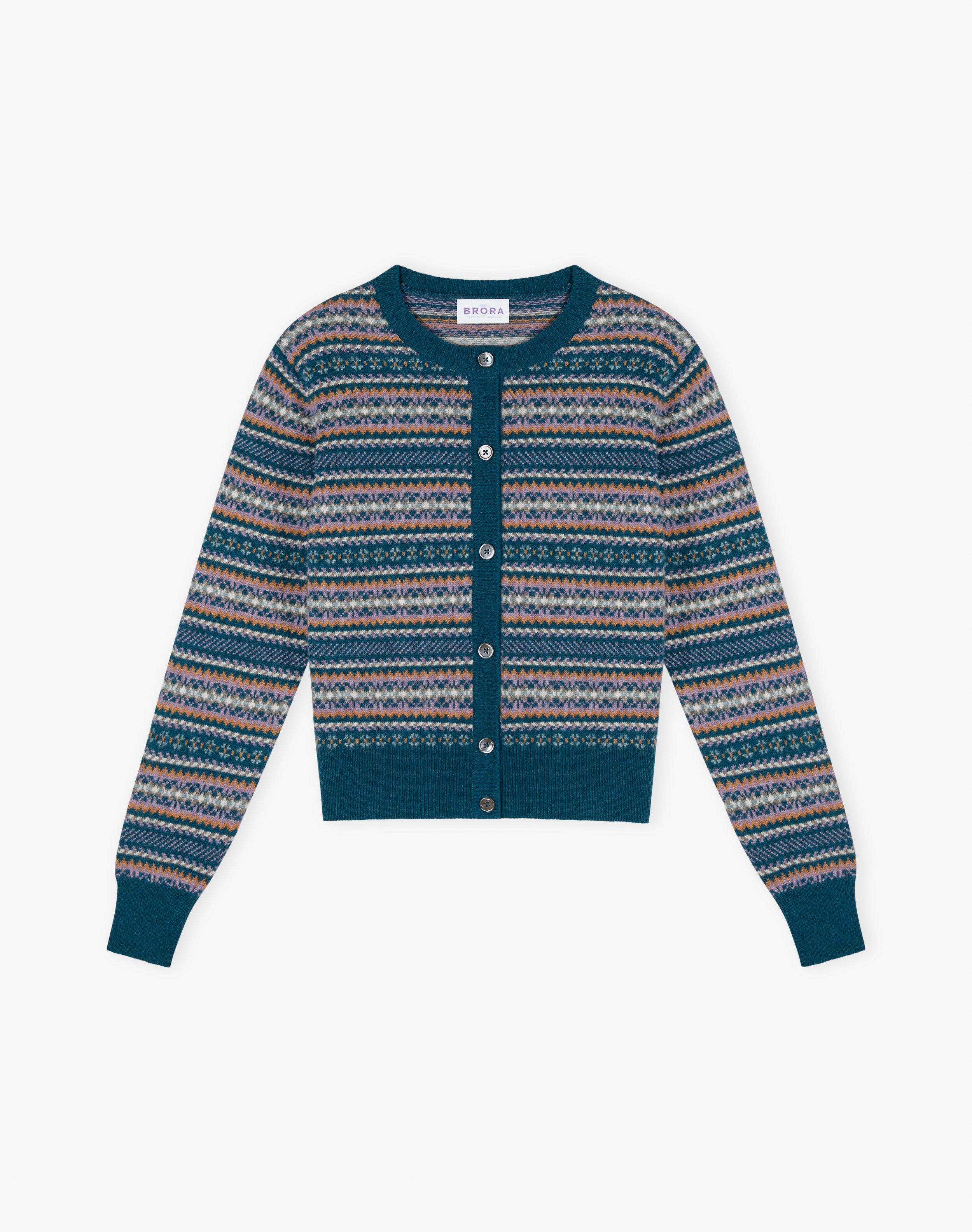 Cashmere Fair Isle Cardigan