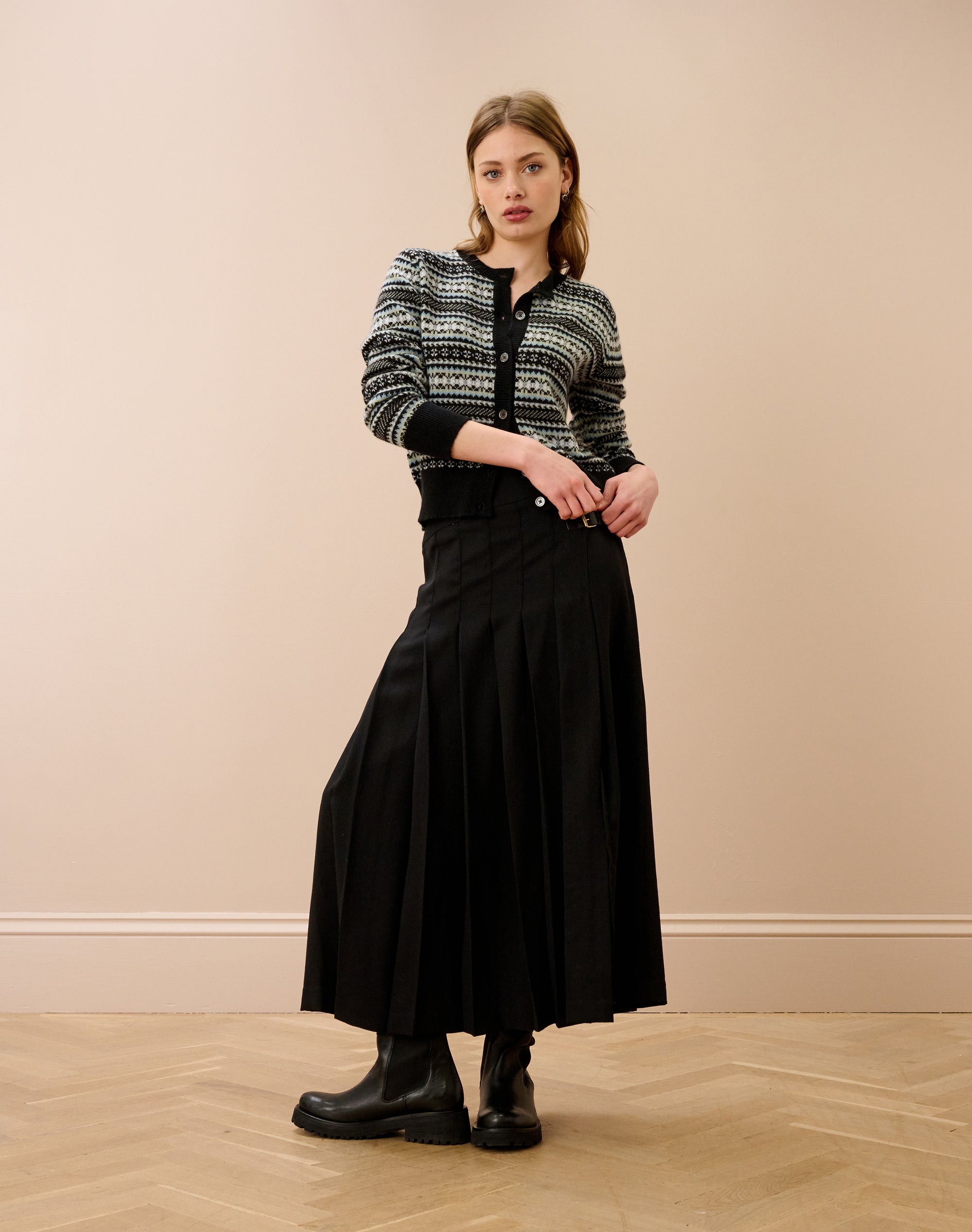 Cashmere Fair Isle Cardigan