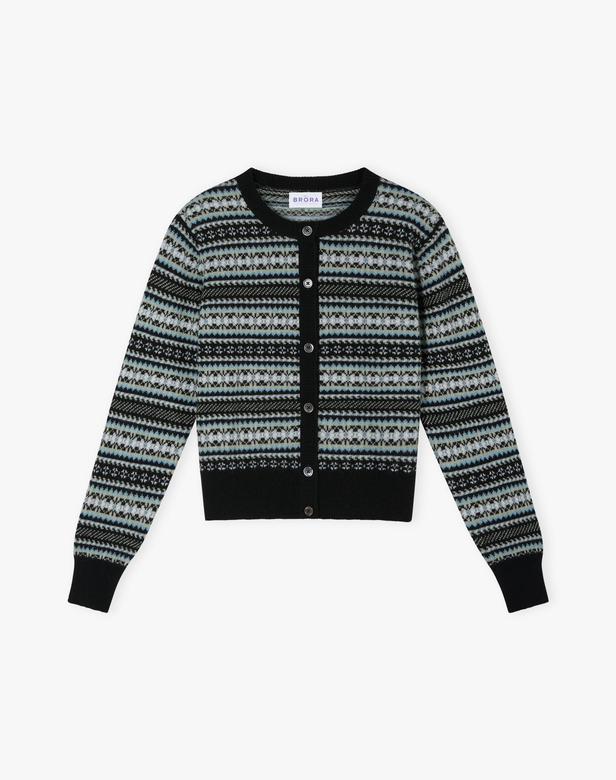 Cashmere Fair Isle Cardigan