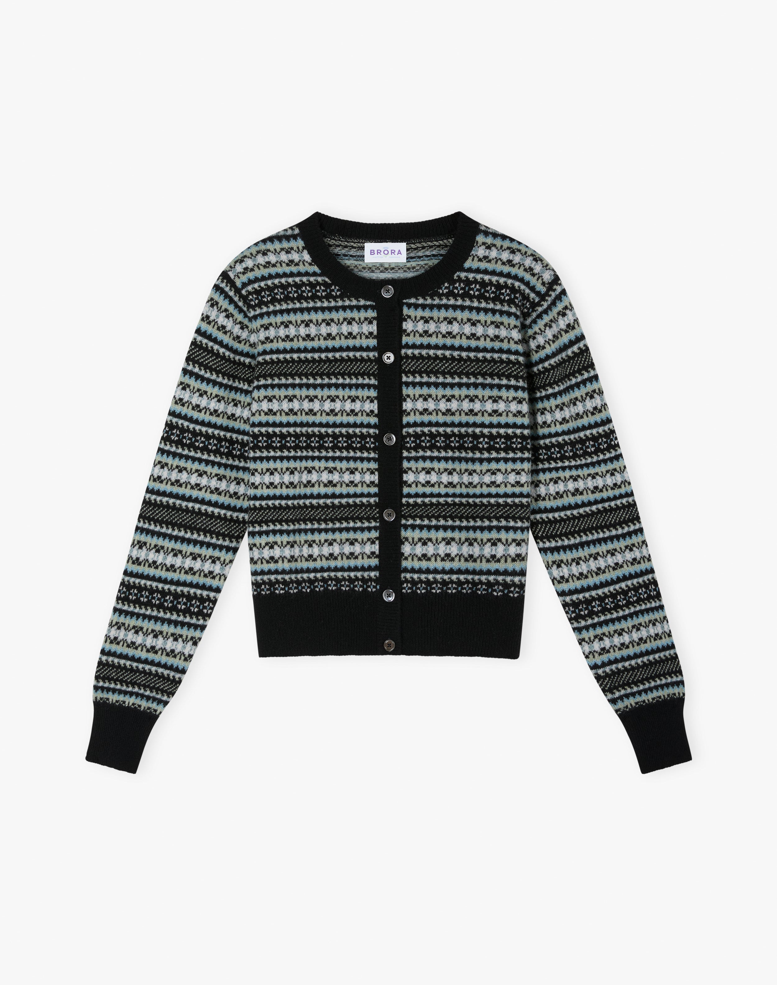 Cashmere Fair Isle Cardigan