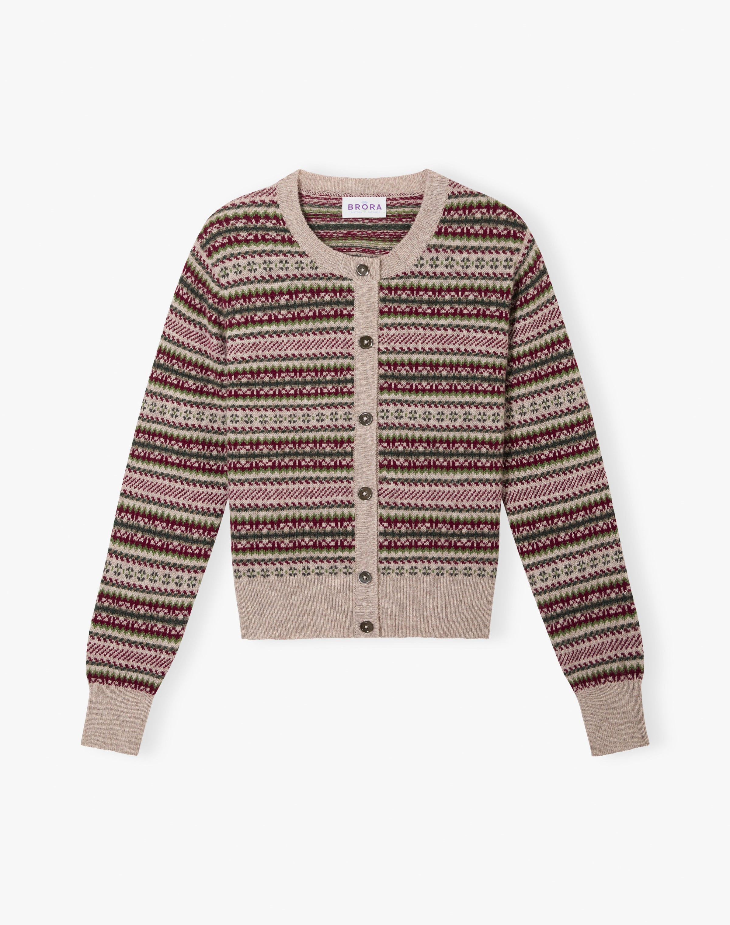 Cashmere Fair Isle Cardigan