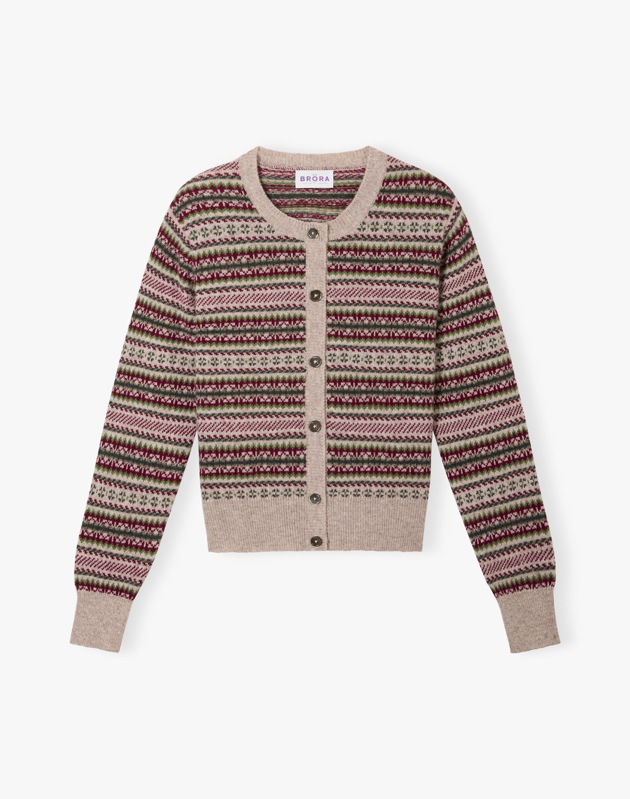 Cashmere Fair Isle Cardigan