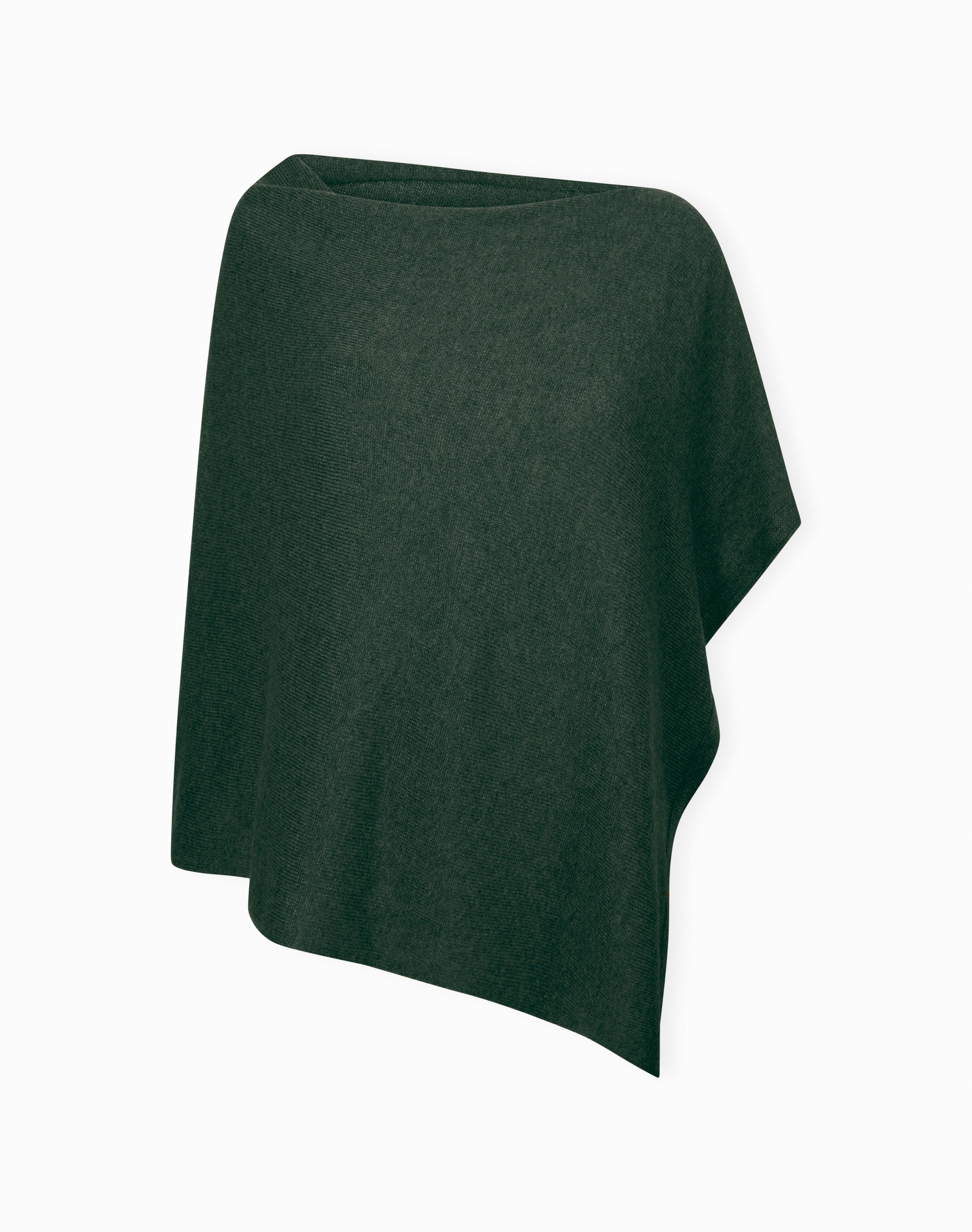 Cashmere Gauzy Knit Poncho