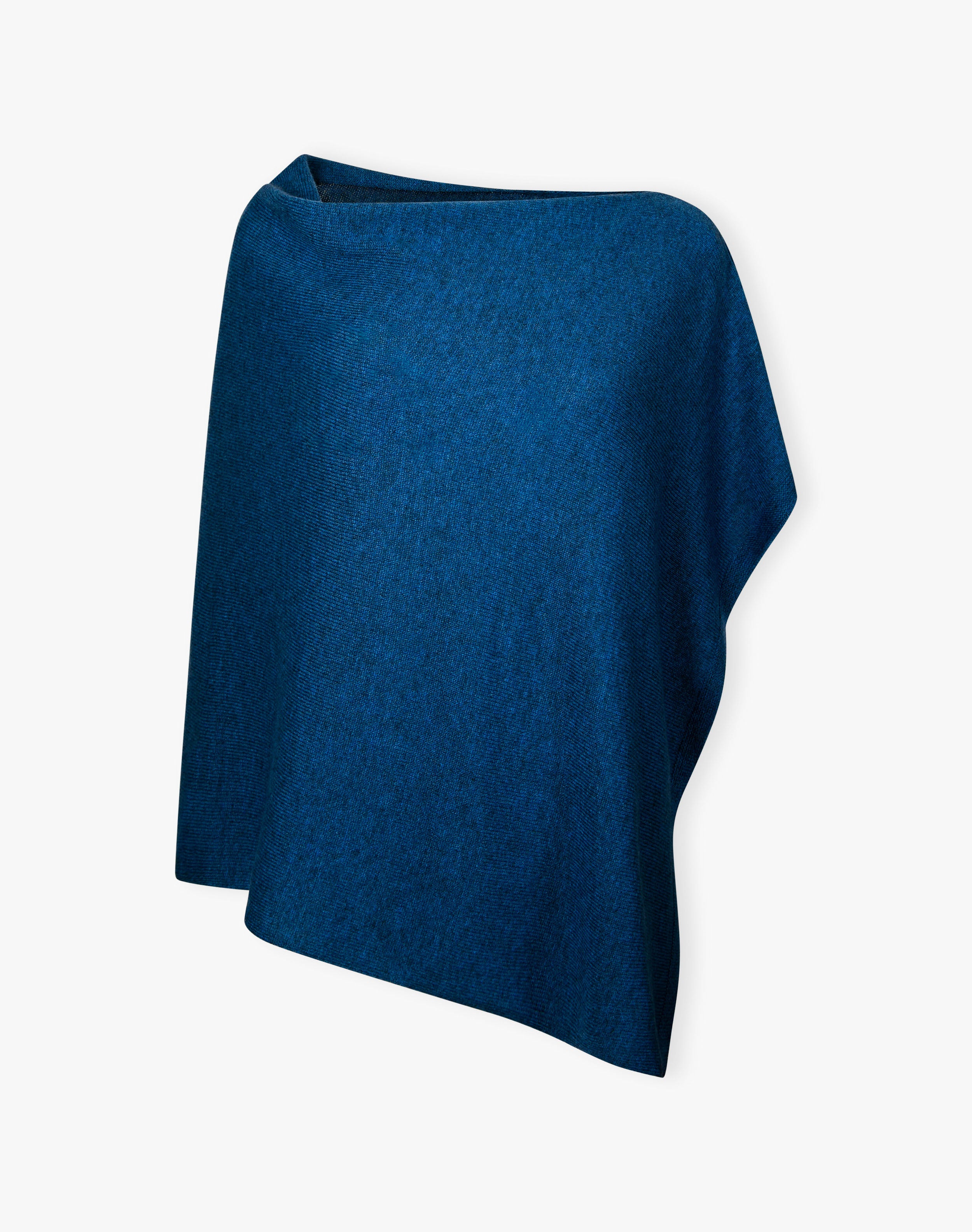 Cashmere Gauzy Knit Poncho
