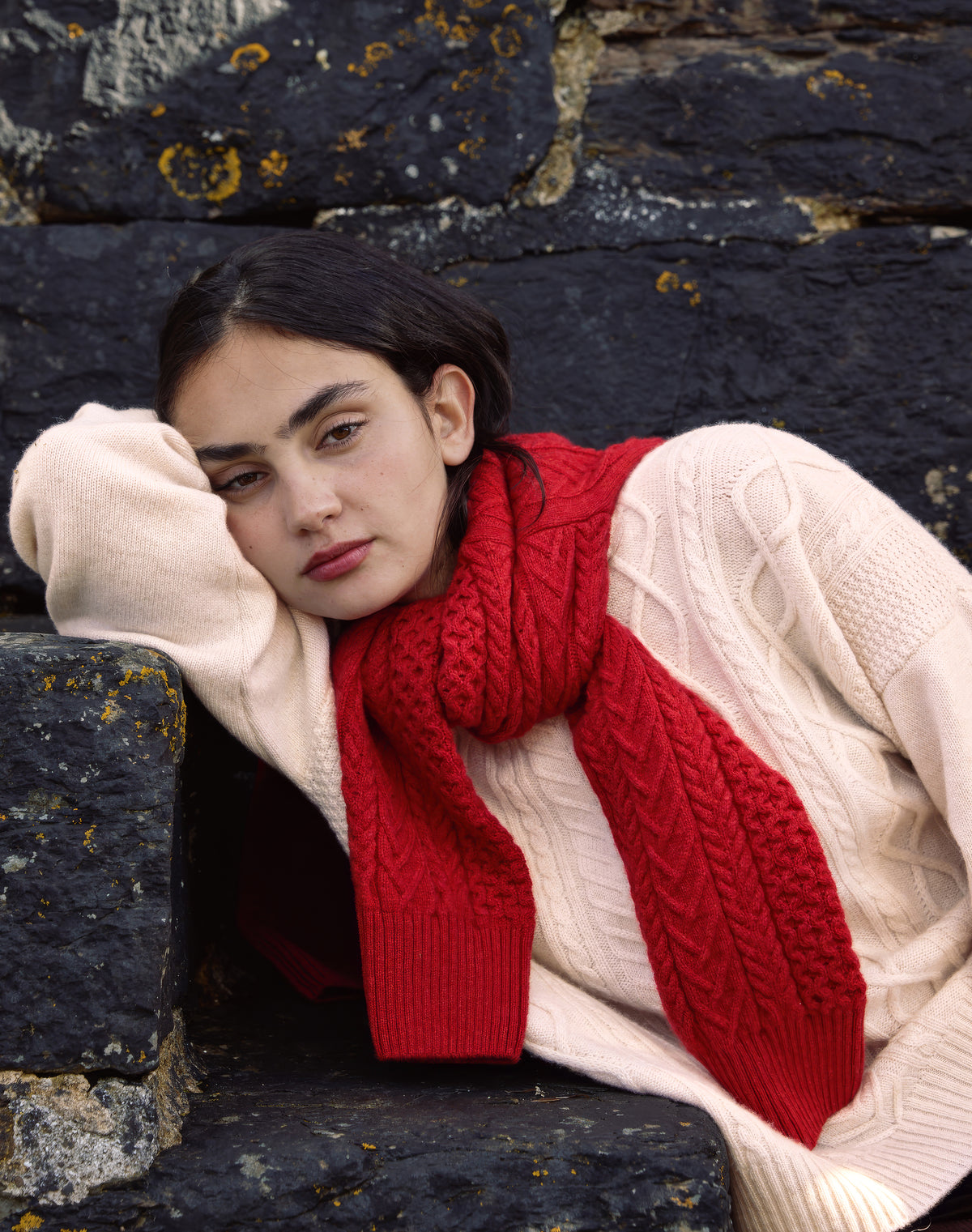Cashmere Aran Jumper