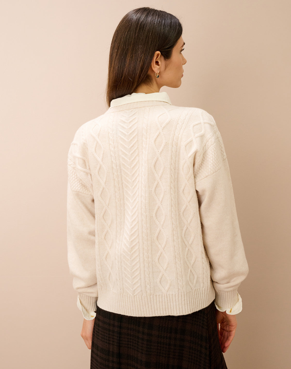 Cashmere Aran Jumper