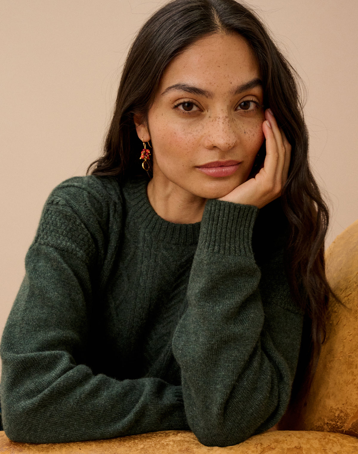 Cashmere Aran Jumper