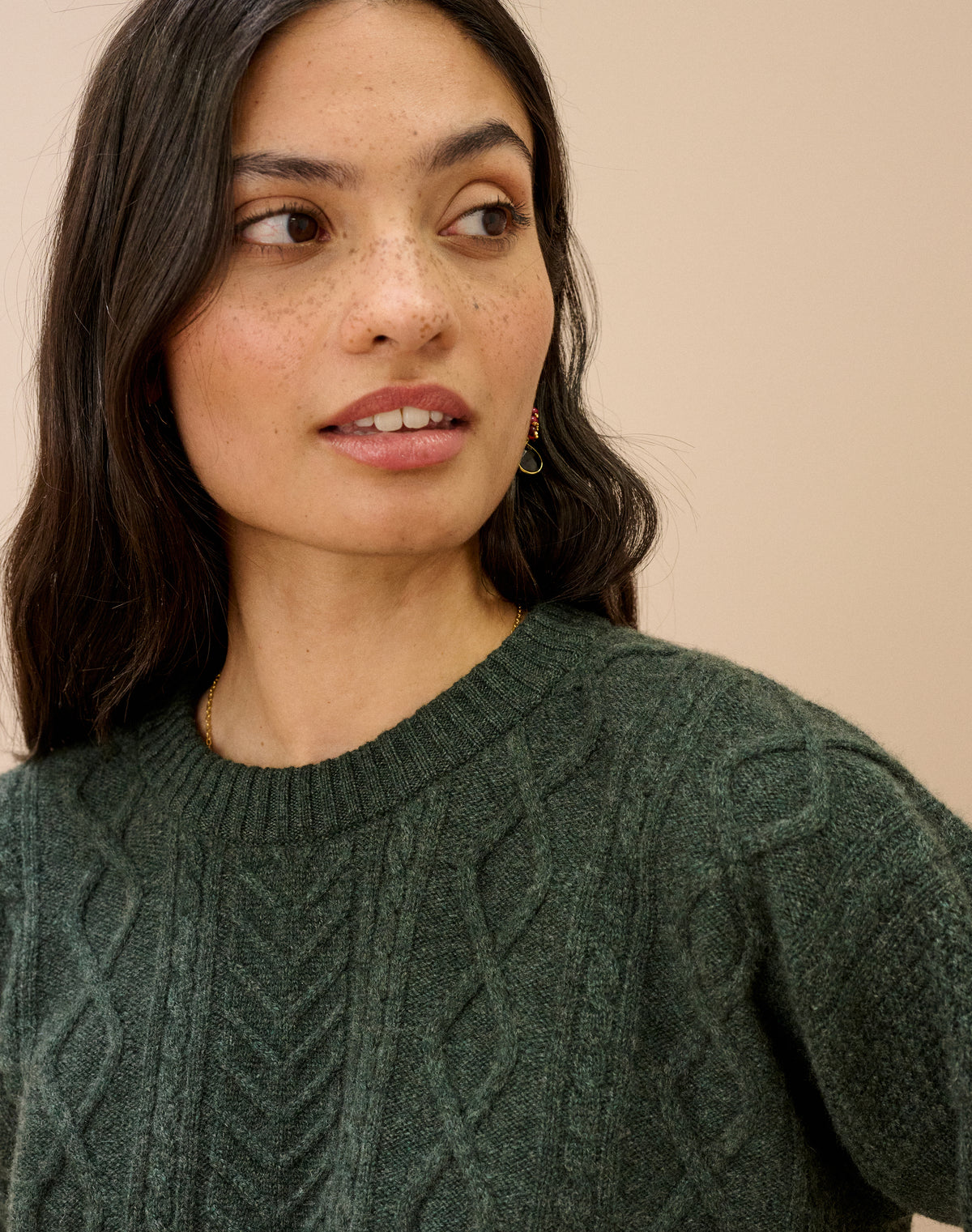 Cashmere Aran Jumper