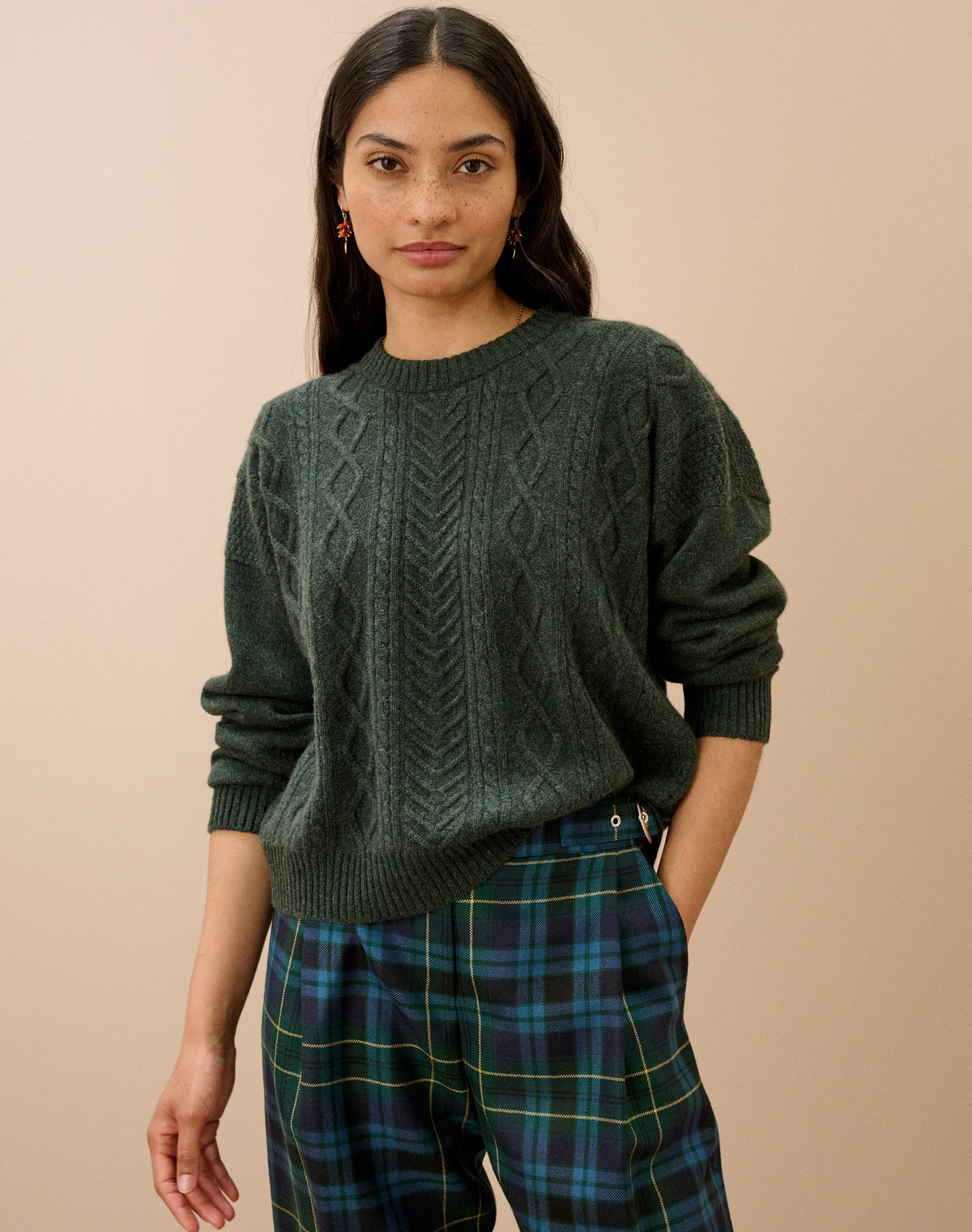 Cashmere Aran Jumper