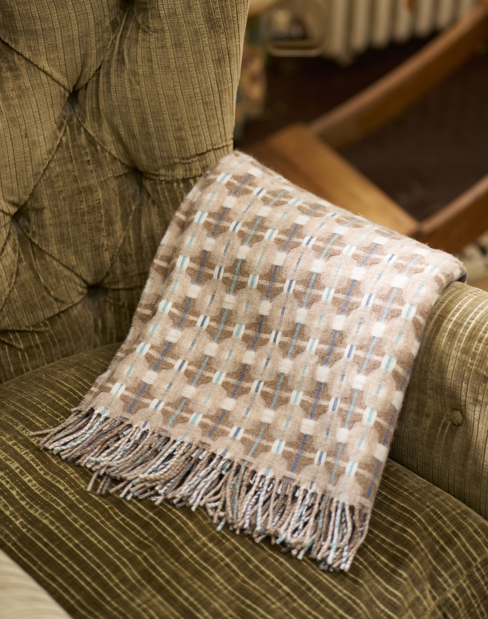 Lambswool Texture Weave Blanket