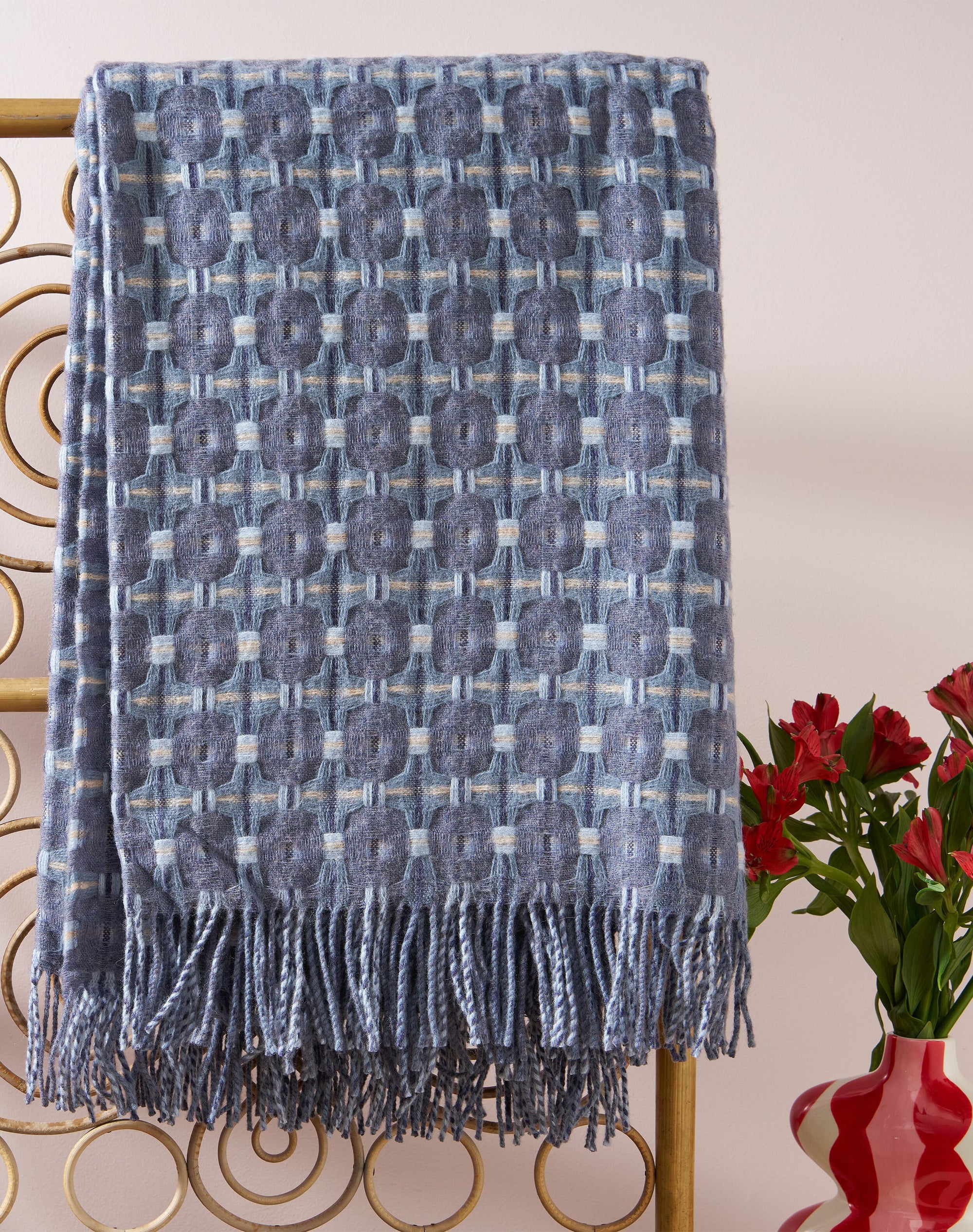 Lambswool Texture Weave Blanket