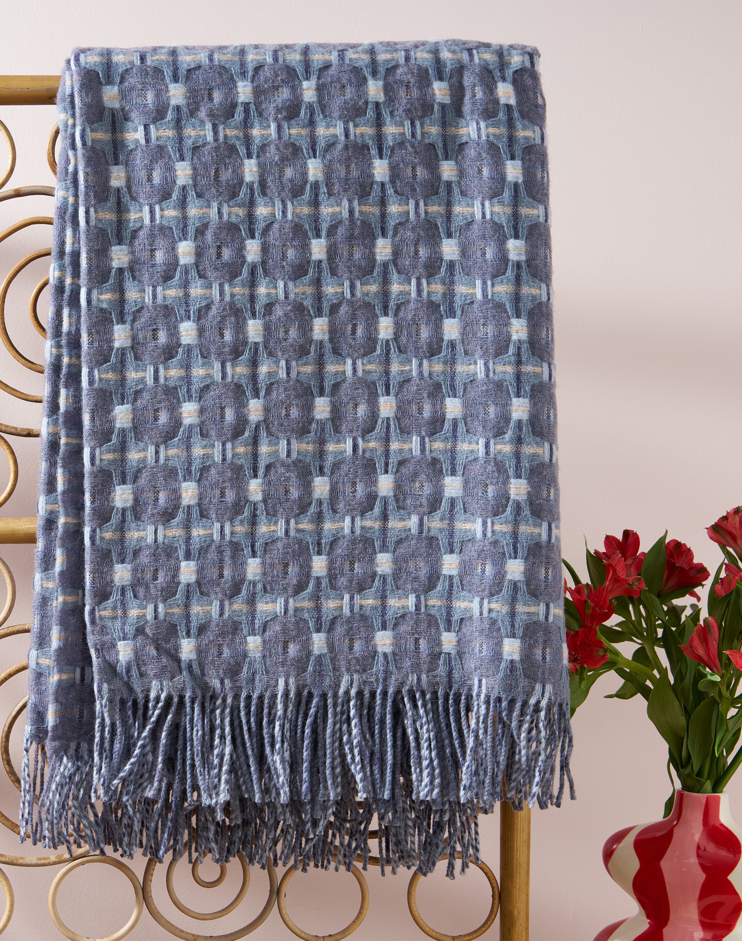 Lambswool Texture Weave Blanket
